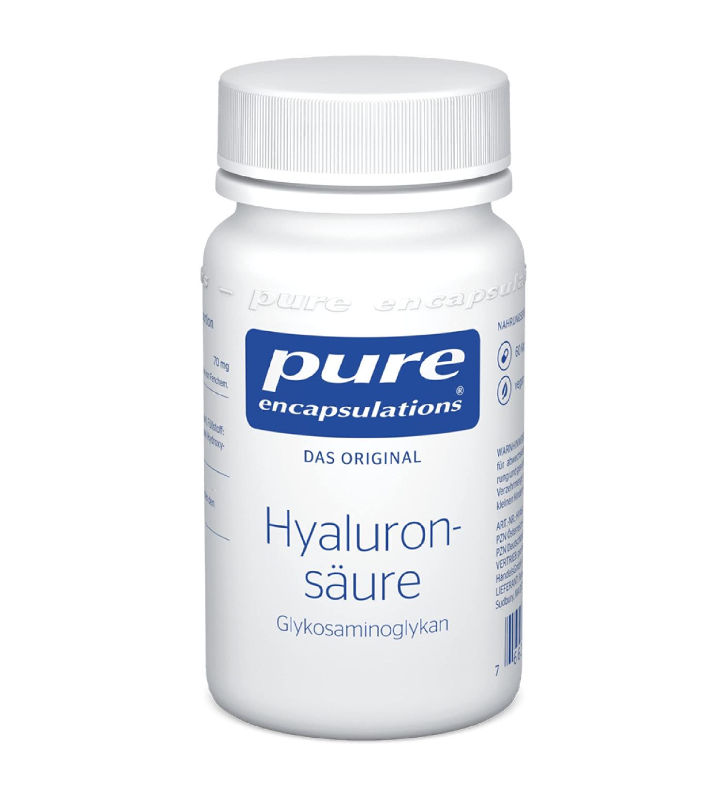 Buy Pure Encapsulations Hyaluronic Acid 60 Capsules - Boost Hydration & Skin Health | International Shipping - Buy Online on GoSupps.com