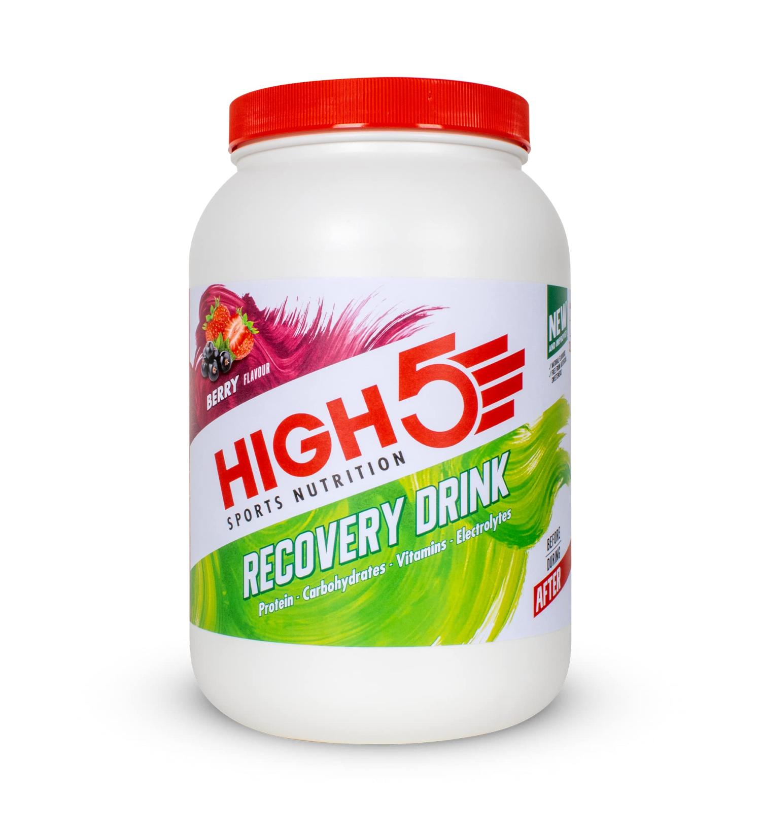 HIGH5 Whey Protein Isolate Recovery Drink (Berry 1.6kg) | Promotes Recovery | Pack of 1 - Buy Online on GoSupps.com