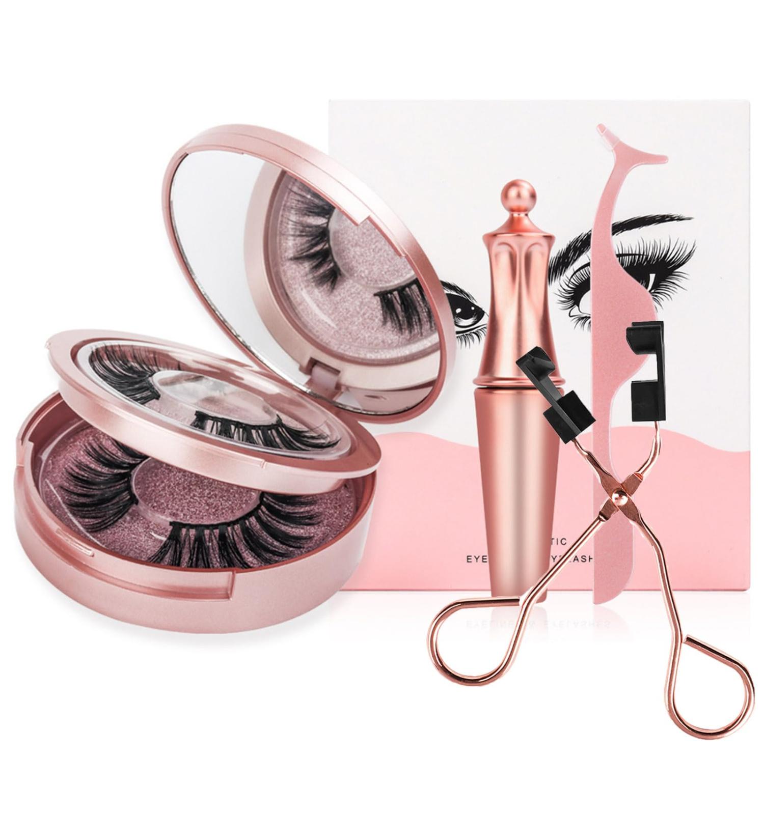 Baybella Magnetic Eyelashes Baybella Beauty Magnetic Eyelashes Baybella Magnetic Lashes Natural Looking 3D Natural Magnetic Eyelashes with Eyeliner Kit Easy to Wear (Style F) - Buy Online on GoSupps.com