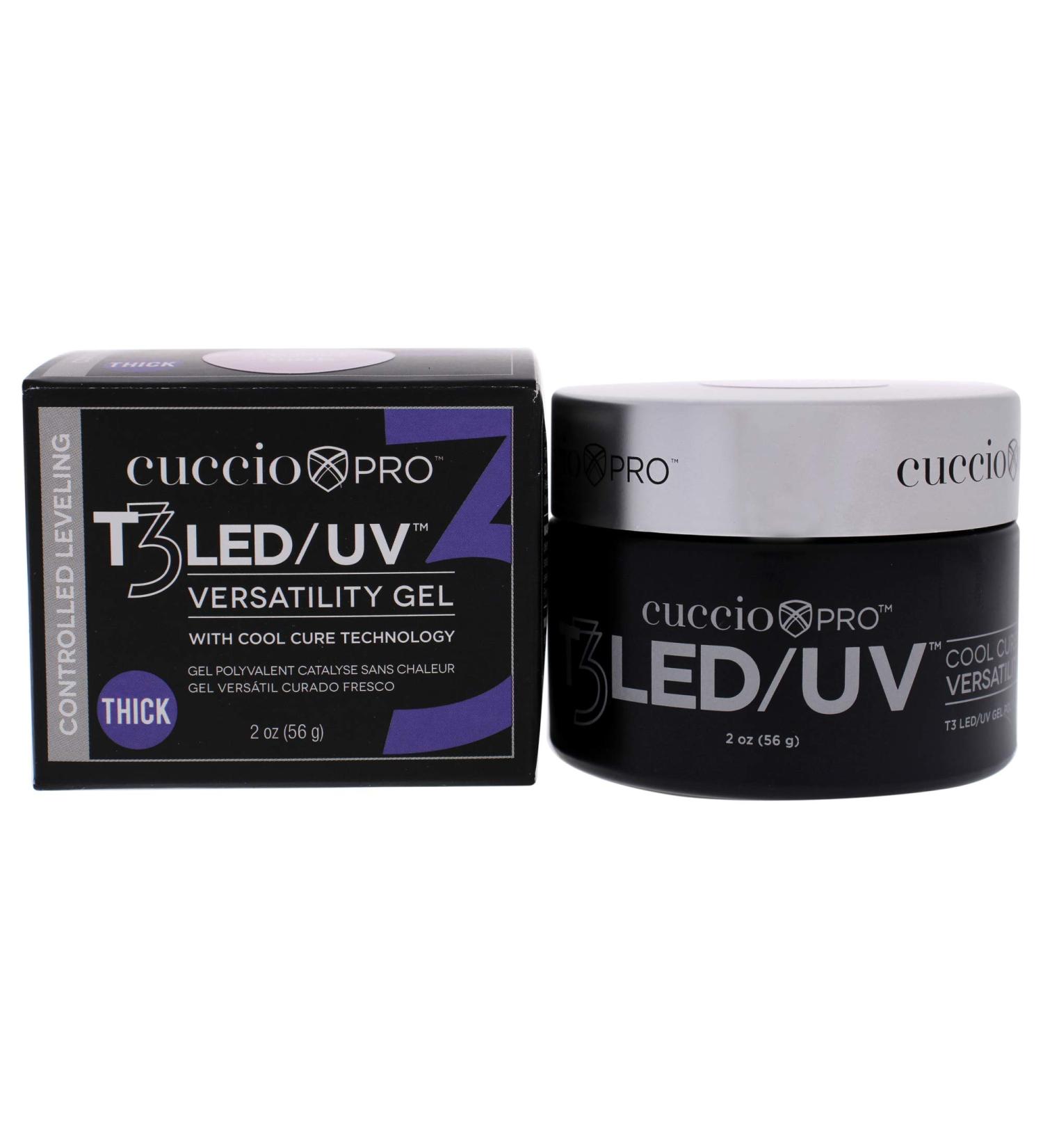 Cuccio Pro T3 LED/UV Pink Gel - 2 Oz | Controlled Leveling, Flexible, Strong Adhesion - Fast Cure - Buy Online on GoSupps.com
