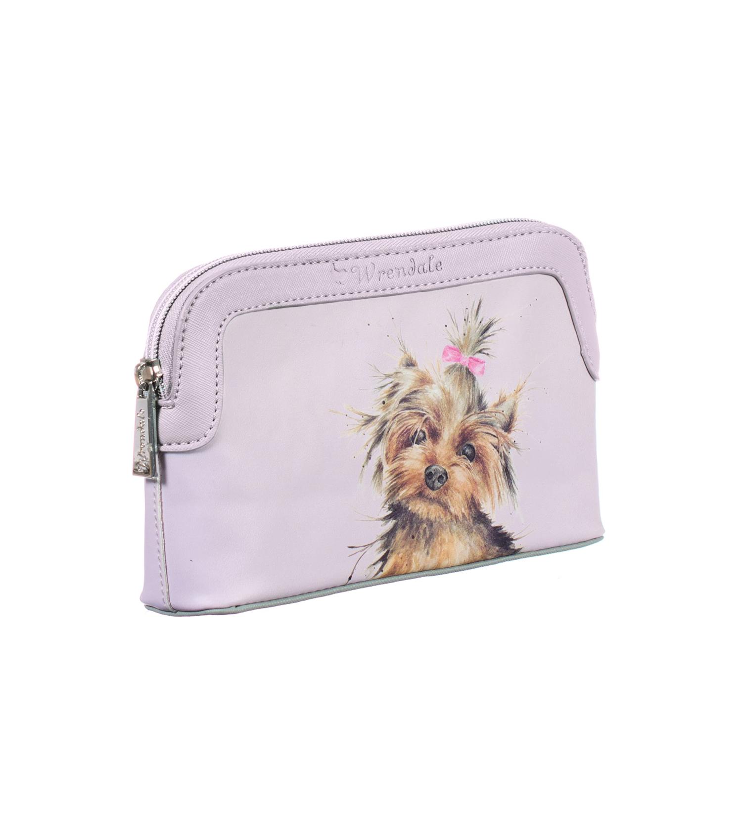 Wrendale Designs Small Cosmetic Bag for Makeup Princess Woof Dog Gift Idea