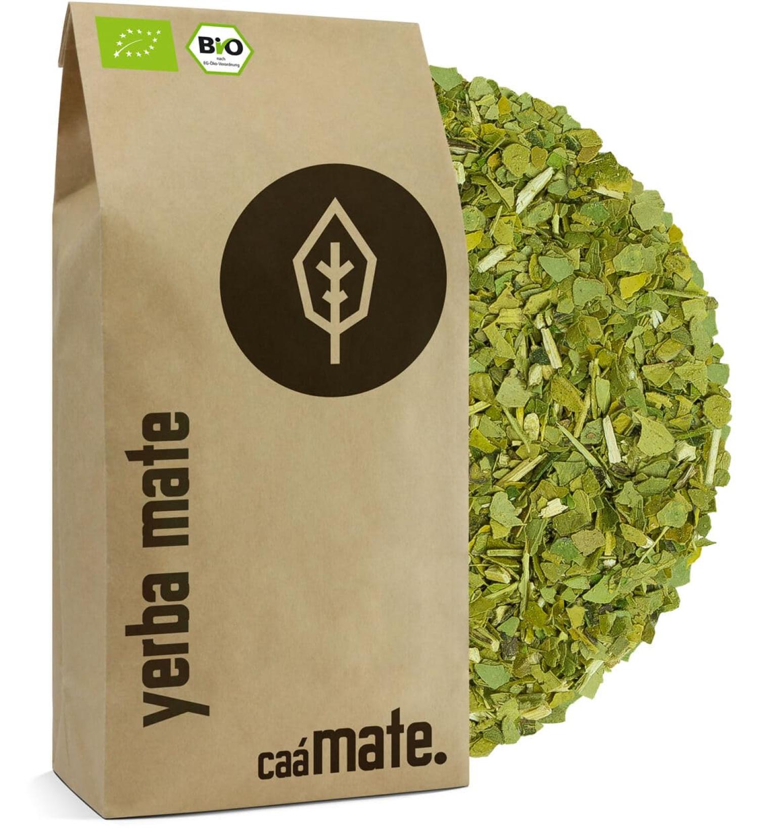 Buy Organic Yerba Mate Tea 1kg | Original Matured Smoke-Free & Plastic-Free | Fair Trade DE- KO-006 - Buy Online on GoSupps.com