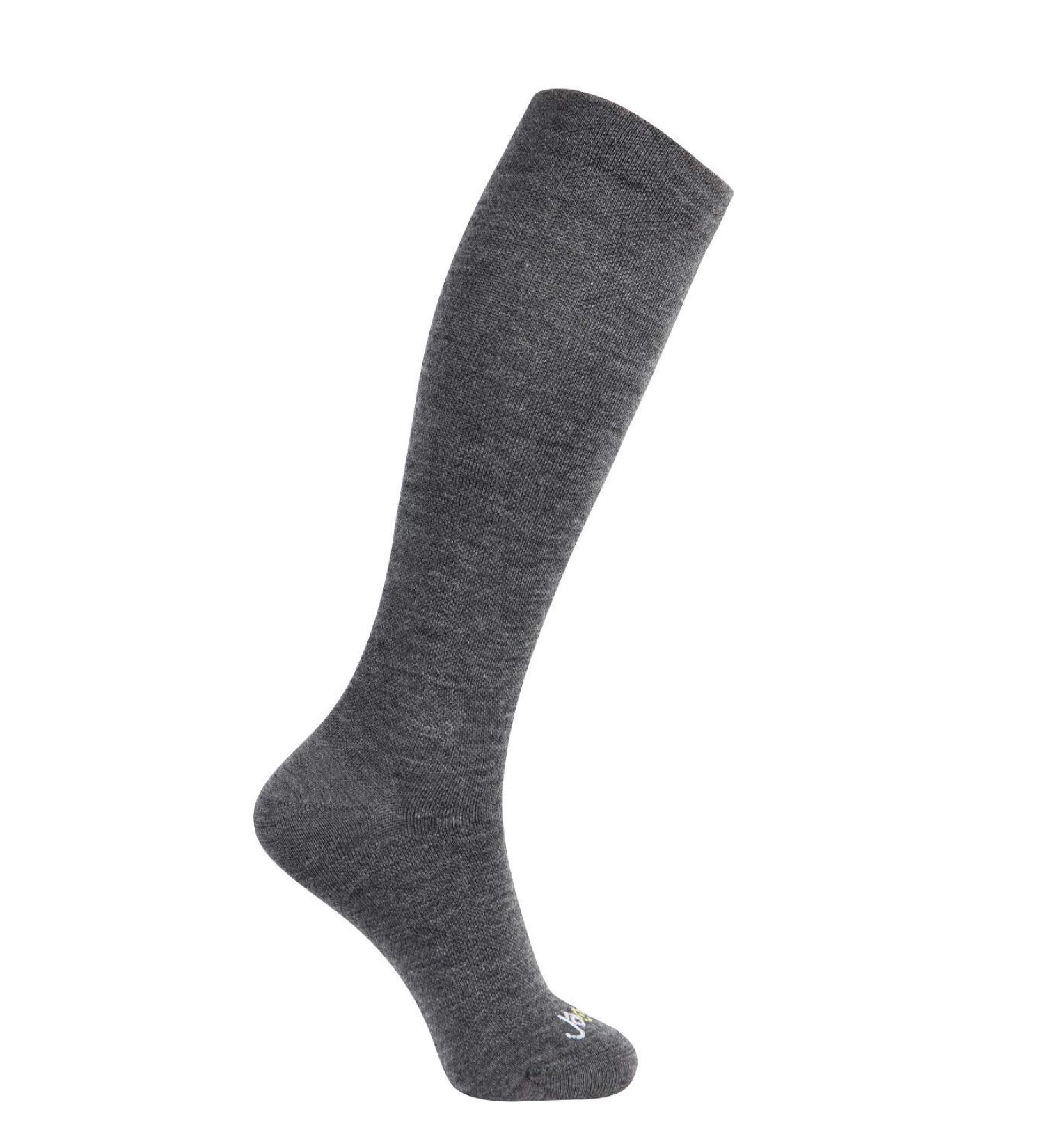JAVIE Merino Wool Compression Socks - 80% Soft 15-20mmHg for Women & Men - Small/Medium Grey - International Shipping Available - Buy Online on GoSupps.com