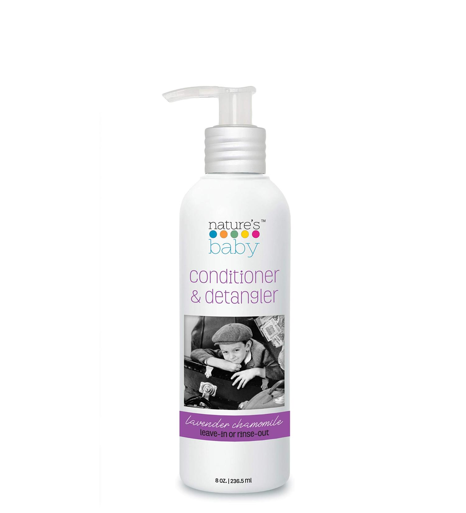Nature's Baby Organics Lavender Chamomile Conditioner & Detangler 8 oz - Natural & Organic Hair Care - Buy Online on GoSupps.com
