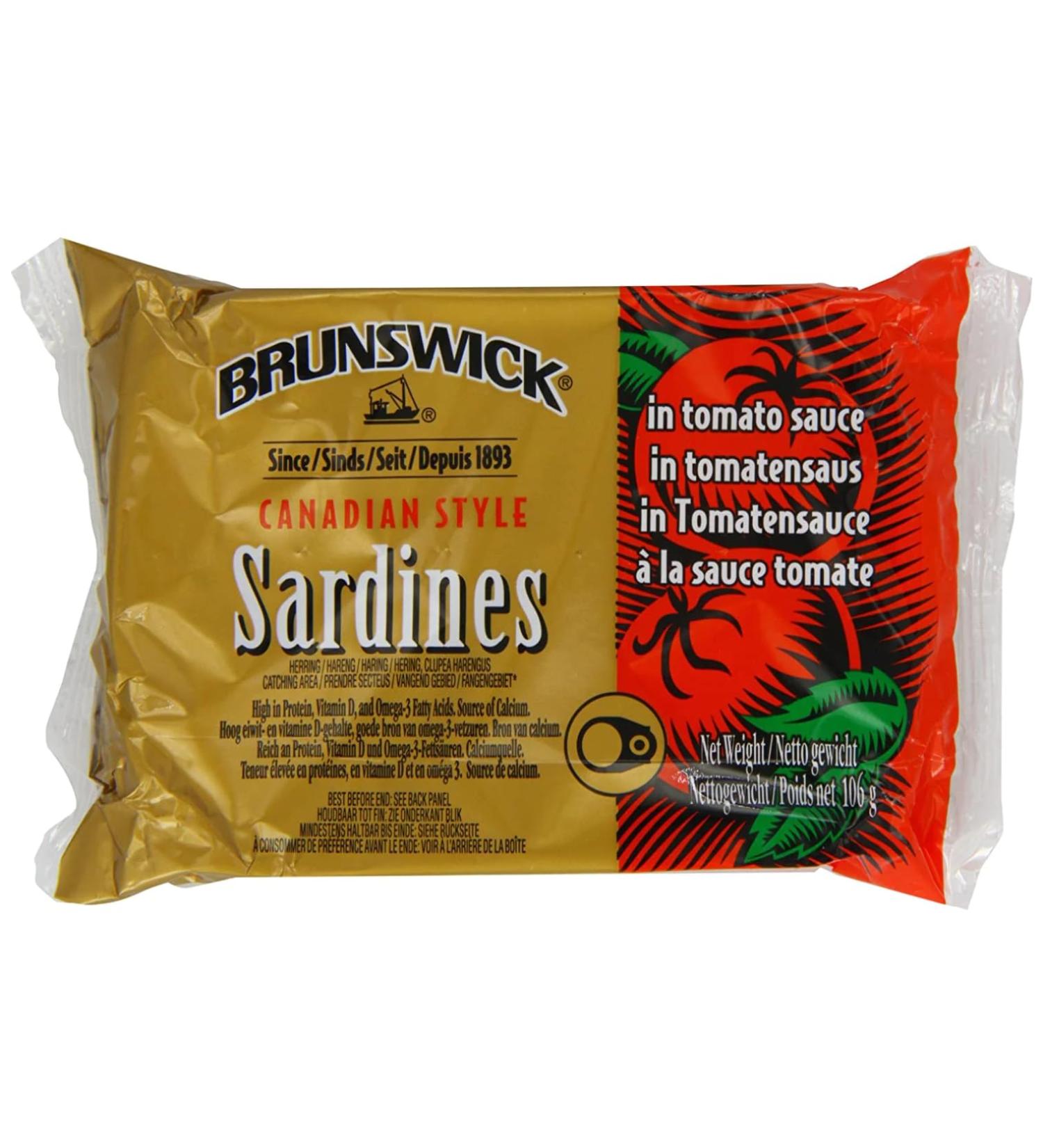 MASBrunswick Sardines in Tomato Sauce 106g-Mas