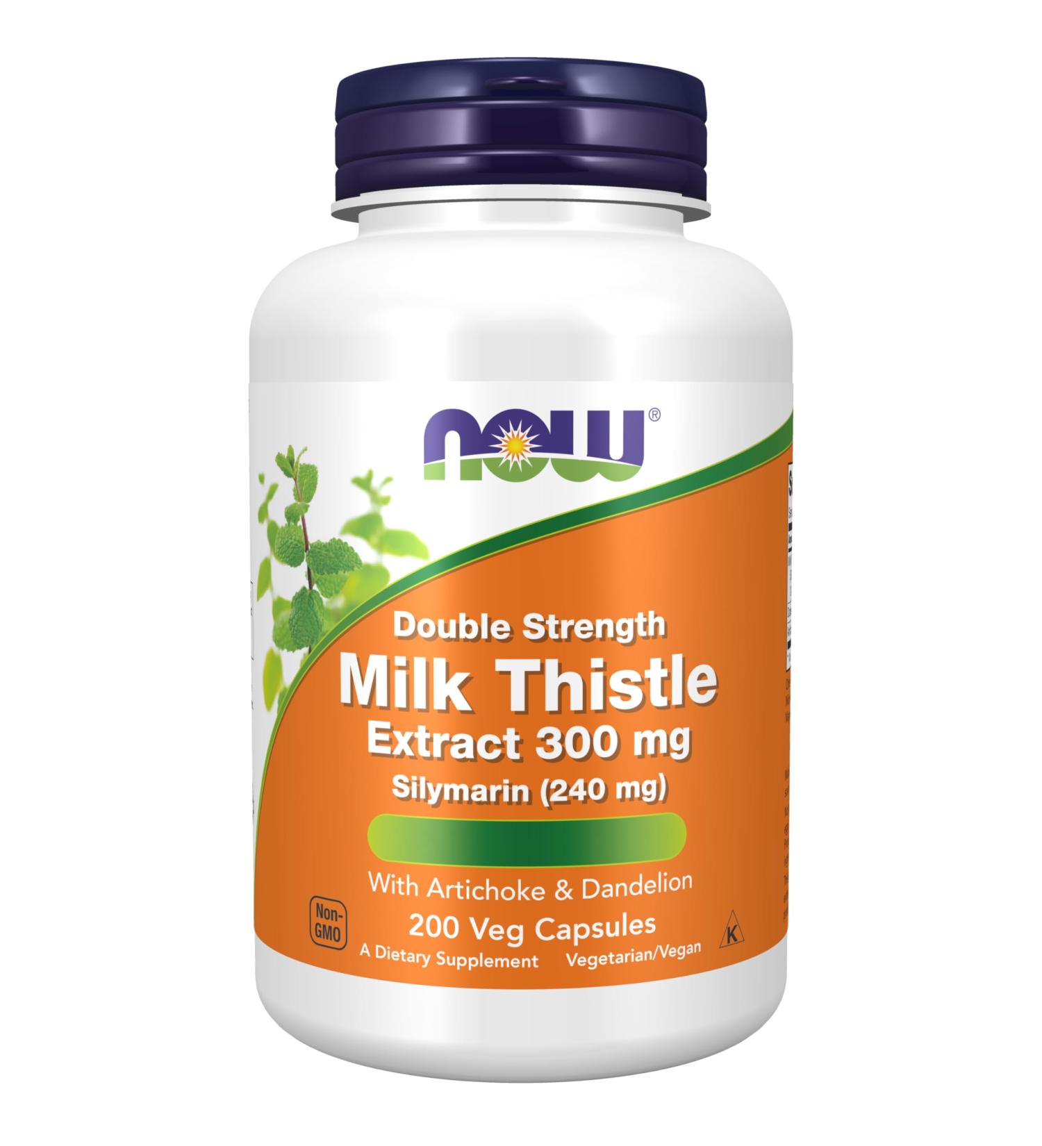 Now Foods Milk Thistle Extract 200 Vegan Lab Tested Vegetarian Soy Free Gluten Free Non-GMO - Buy Online on GoSupps.com
