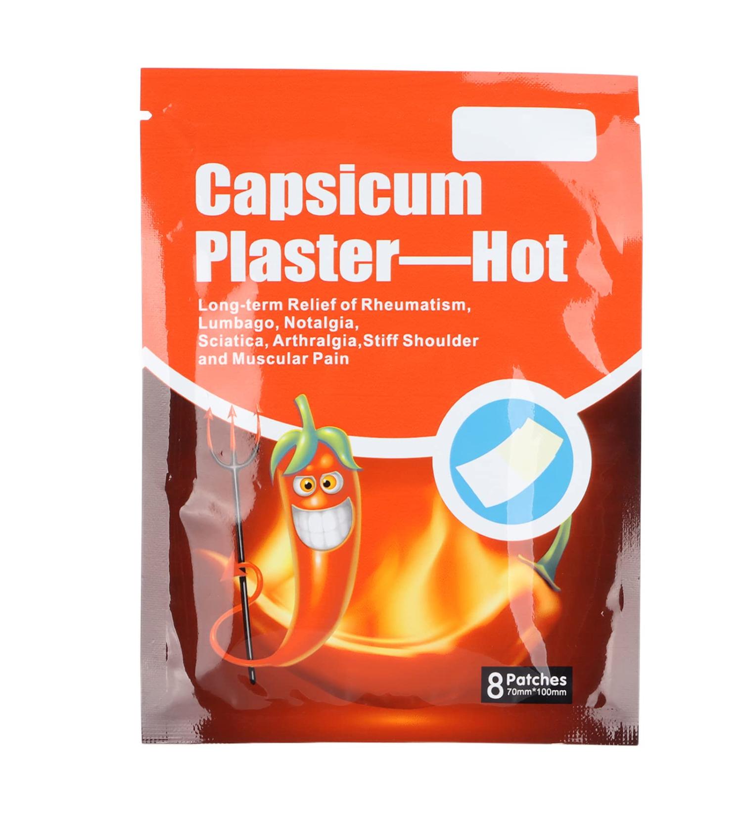 Herbal Plasters for Pain Relief - Back Neck Shoulder Knee & Muscle - 8 Pieces - Buy Online on GoSupps.com