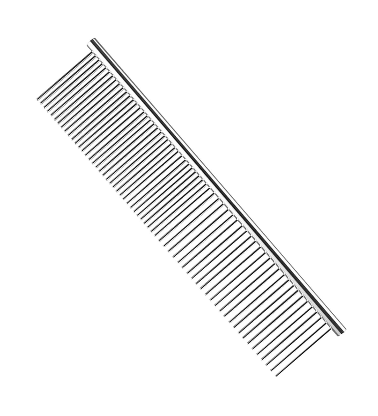 Dog comb Cat comb Pet combs Metal Dog Comb Pets Steel Comb Cat Grooming Comb Dog Grooming Comb for Removing Tangles and Knots (Silver) - Buy Online on GoSupps.com