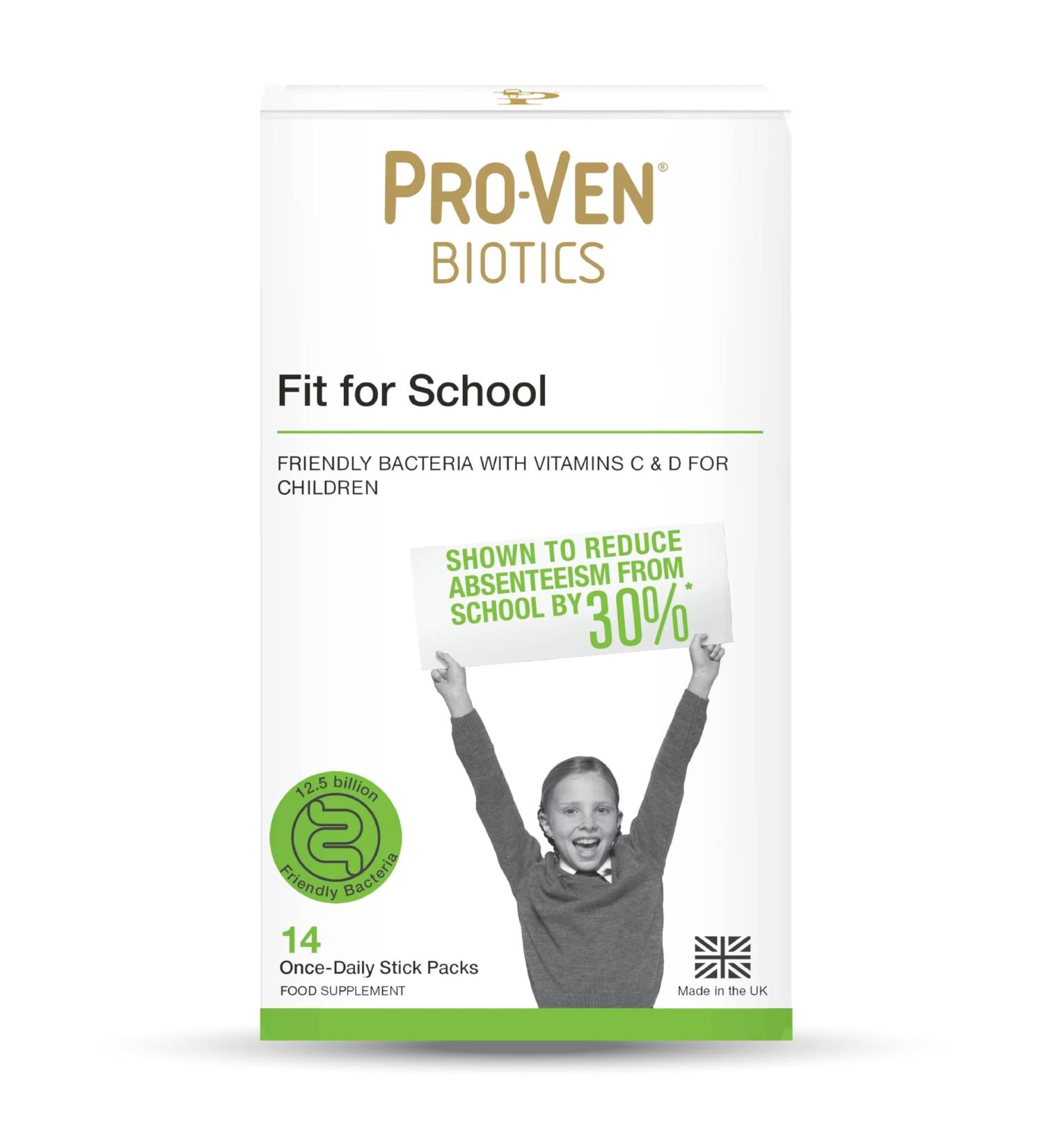 Proven Probiotics Fit for School Stick - Pack of 14 - Buy Online on GoSupps.com