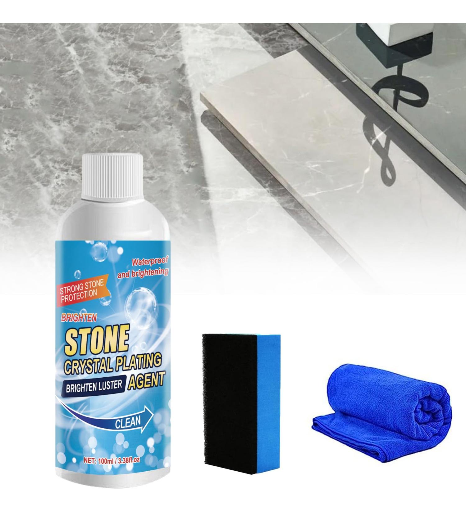 Stone Crystal Plating Agent Stone Stain Remover Cleaner Kitchen Marble Cleaner - Buy Online on GoSupps.com