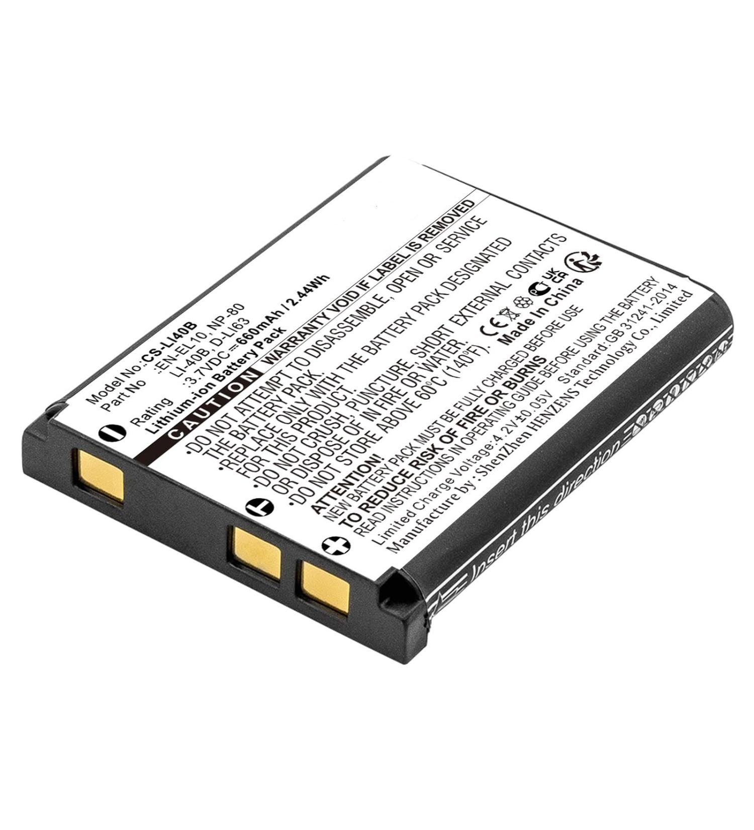 660mAh Battery for Super Slim XS10 XS4000 XS7 XS8 XS-40 XS70 XS12 & Slimline X8 - 3.7V Compatible Replacement - Buy Online on GoSupps.com