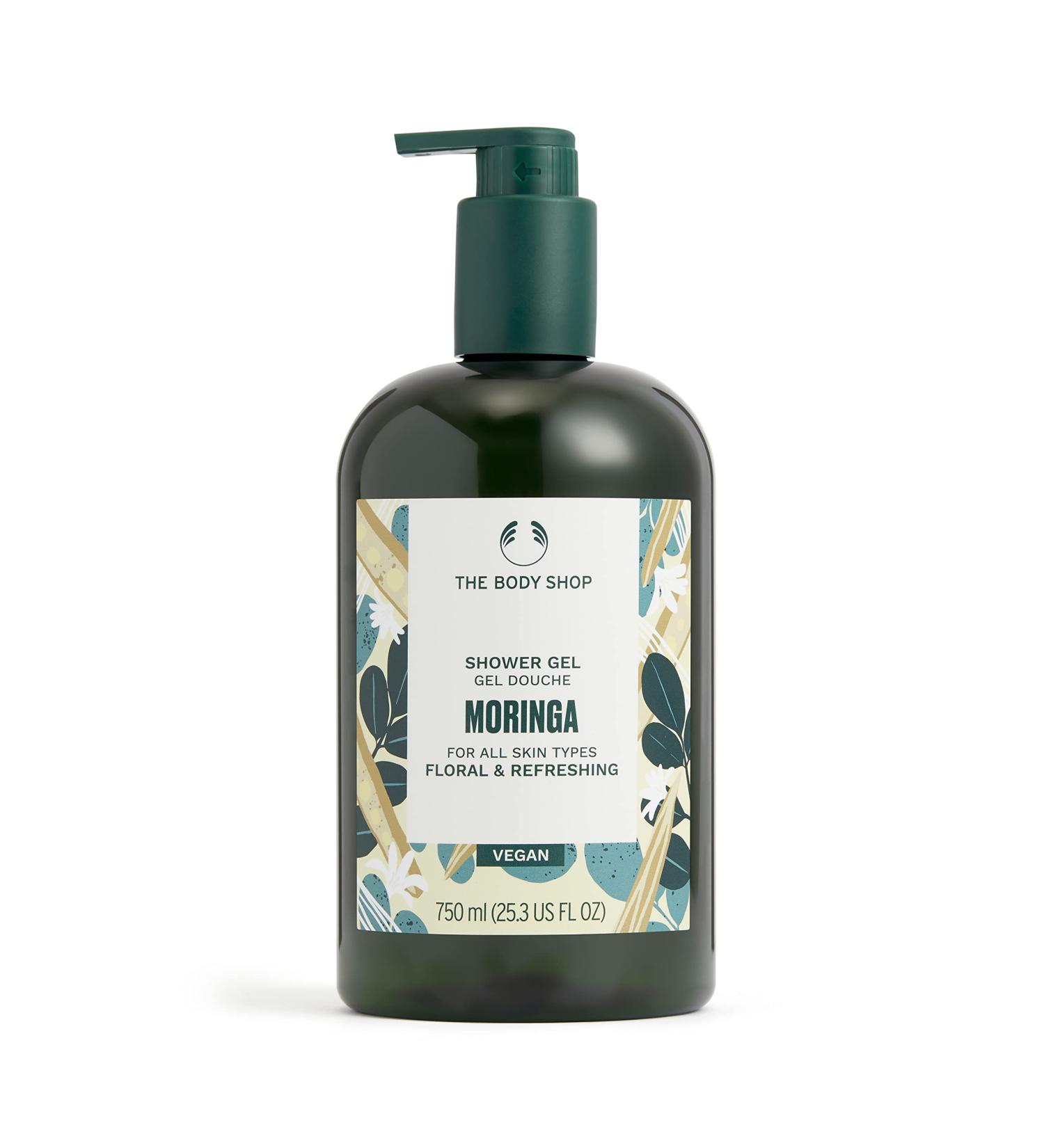 The Body Shop Moringa Shower Gel  25 Fl Oz Moringa 25.3 Fl Oz (Pack of 1)