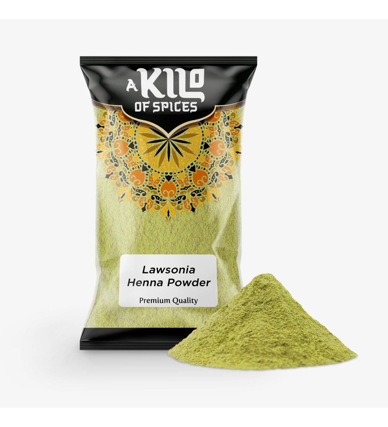 A Kilo of Spices | Lawsonia Inermis Red Henna Powder Hair Dye 1KG Revitalise with Natural Henna Red Hair Dye. 1 kg (Pack of 1)