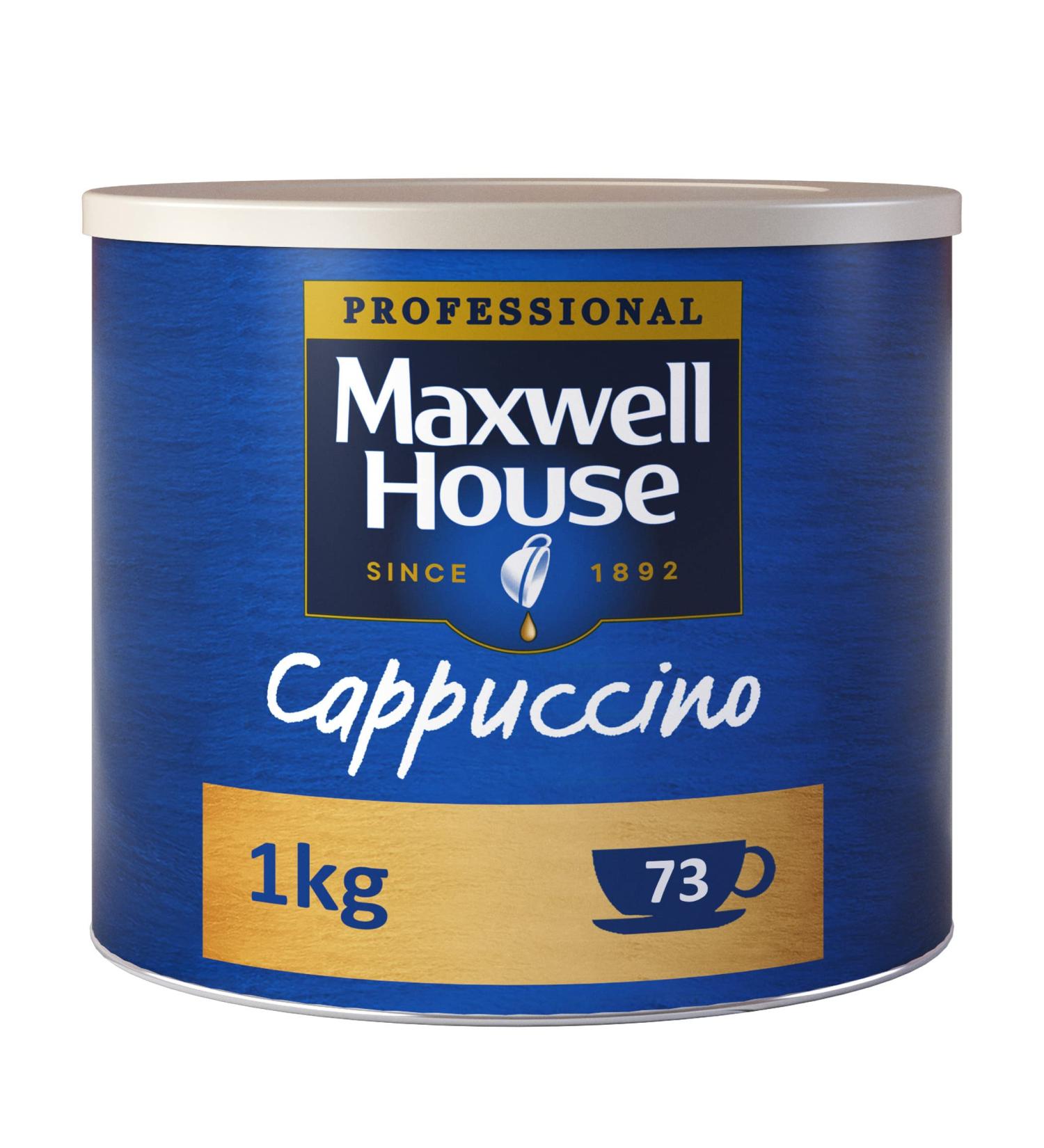 Maxwell House Cappuccino Instant Coffee 1kg Box - Buy Online on GoSupps.com