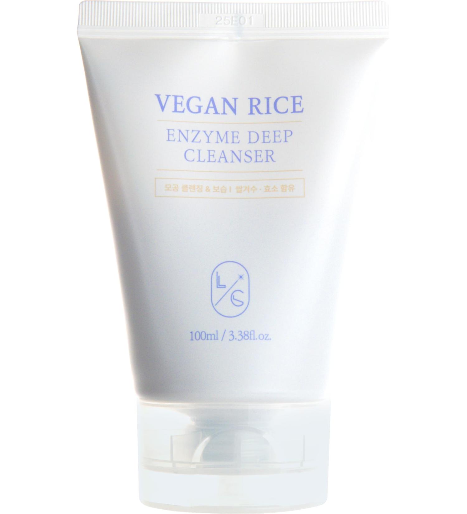 LICORNE Vegan Rice Enzyme Purifying Cleanser Daily Exfoliating Face Wash for Pores & Blackheads Brightening Korean Rice Water Foam Gentle Makeup Remover & Deep Pore Cleanser 3.38 fl oz - Buy Online on GoSupps.com