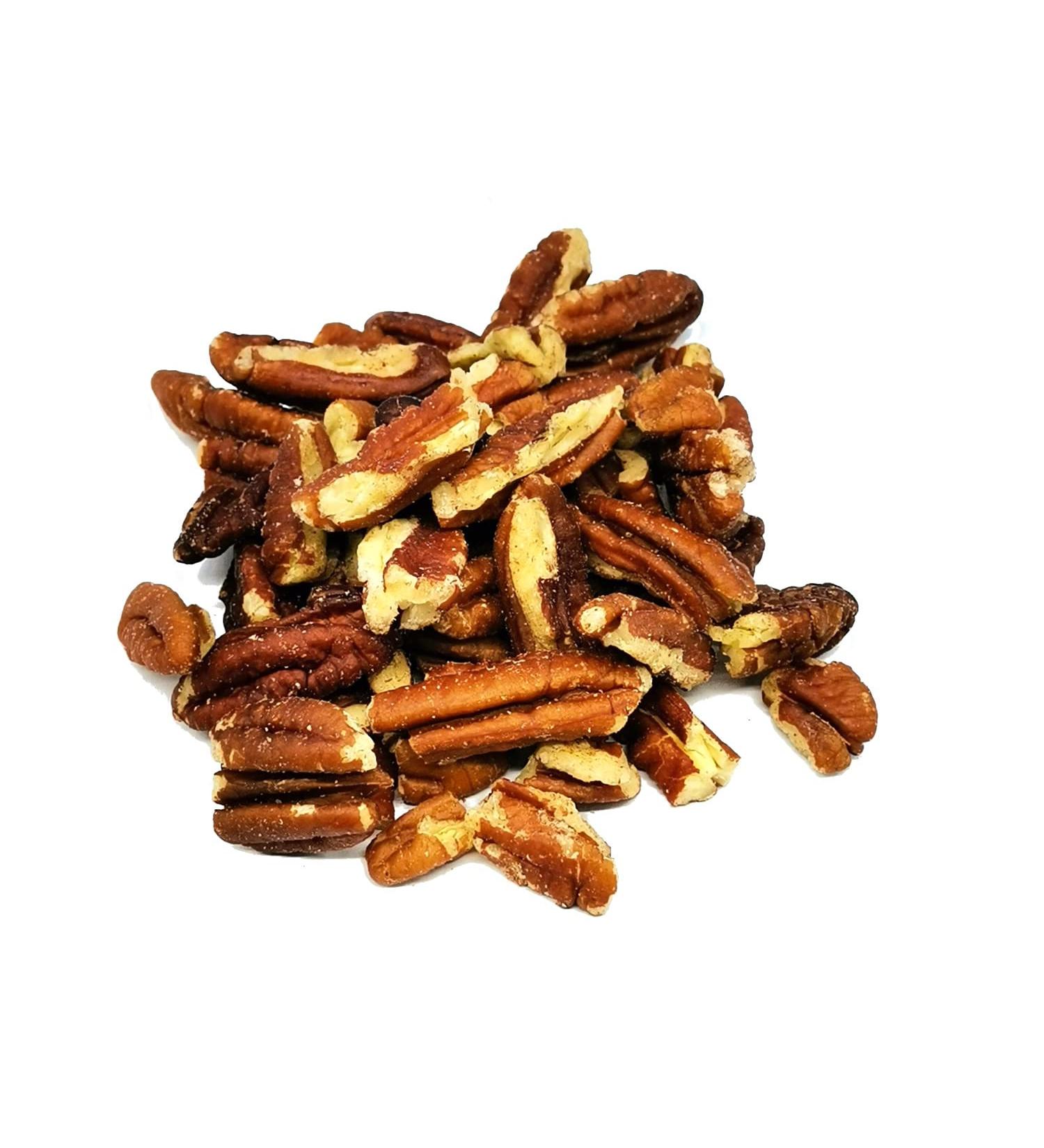 Buy Organic Pecans - Broken Pieces Additive-Free Kernels for Snacking & Muesli (250g) - Fine Aroma - Buy Online on GoSupps.com