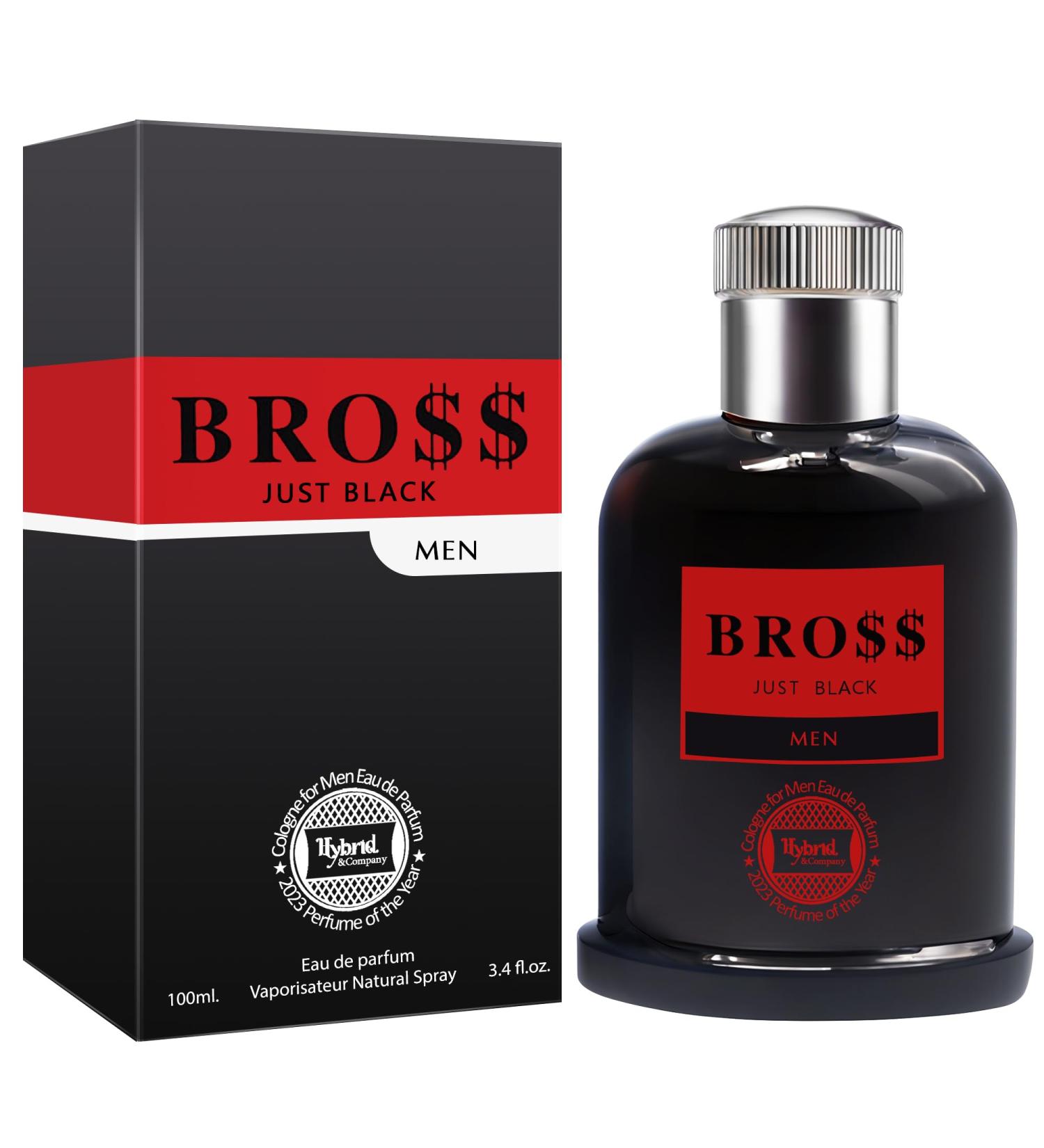 Hybrid & Company Bro$$ Just Black For Men Pour Homme Eau De Toilette Natural Spray 3.4 FL.OZ - Buy Online on GoSupps.com