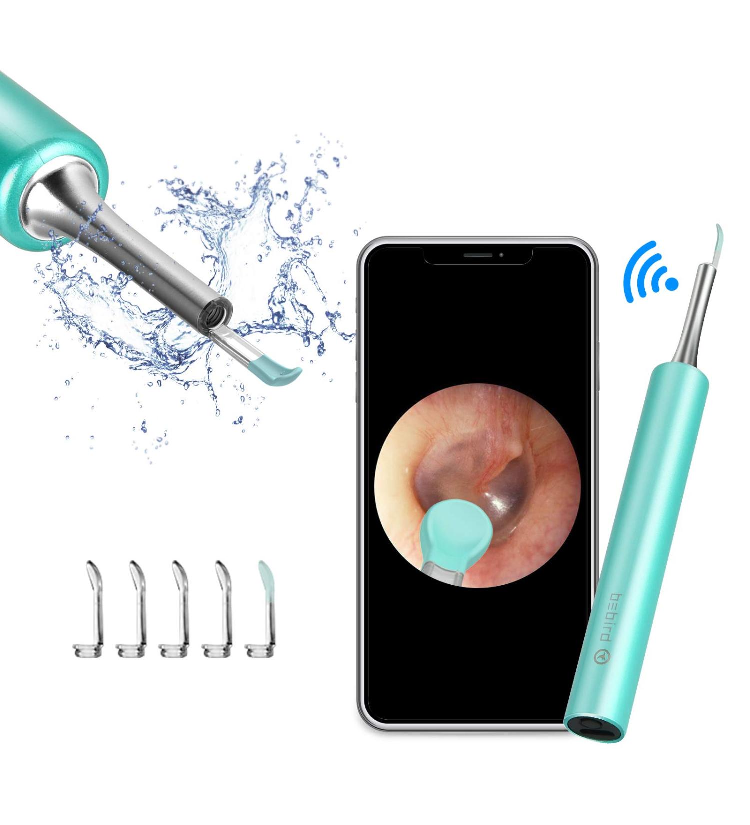 Digital Ear Otoscope 3.5mm 1080P FHD Ear Camera for Ear Wax Removal - Android iOS Compatible - Buy Online on GoSupps.com