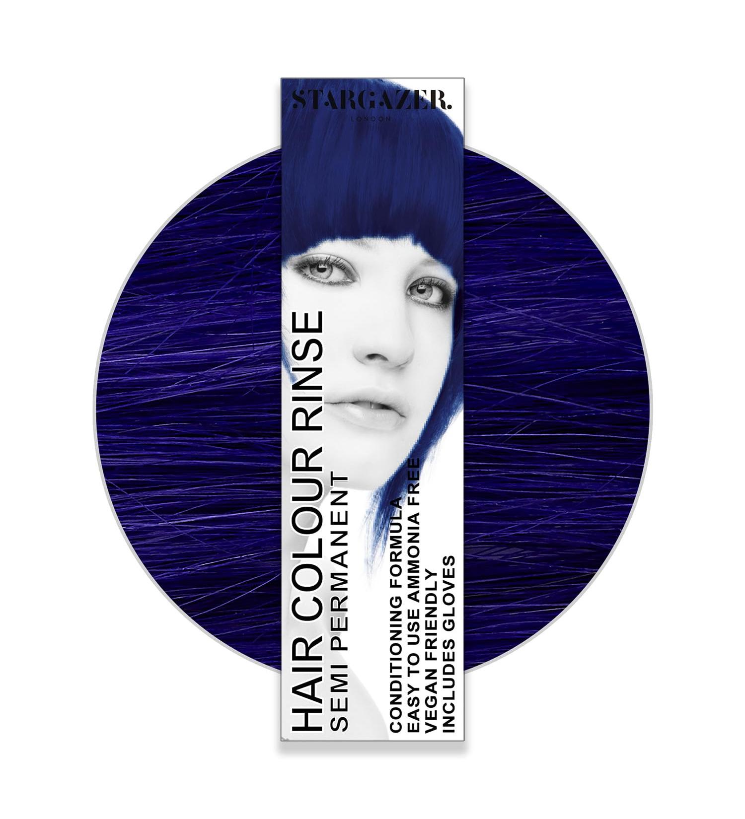 Stargazer Ultra Blue Semi Permanent Hair Dye - 70 ml (Pack of 1) - Buy Online on GoSupps.com