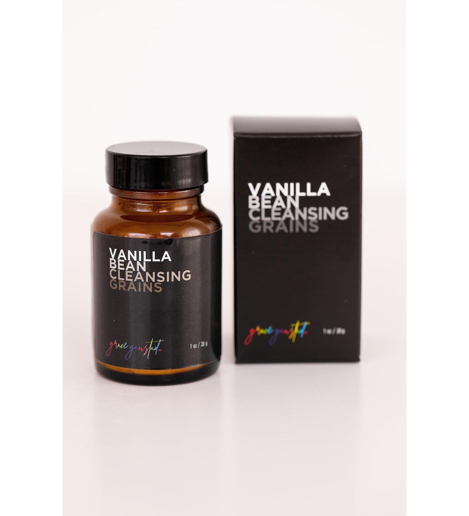 Buy Vanilla Bean Cleansing Grains - Gentle Exfoliating Face Scrub for All Skin Types | International Shipping Available - Buy Online on GoSupps.com