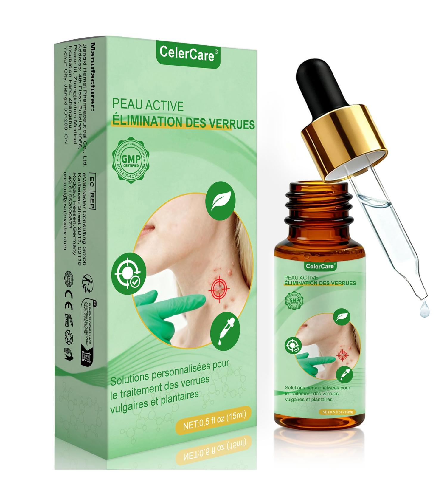 Action Rapide Anti Verrue pour Verrue Plantaire Verrue Commune Verrue Plate Soin Verrues Pieds & Mains limination Doux des Verrues Plantaires Action Rapide 15 ml 15 ml (Lot de 1) - Buy Online on GoSupps.com