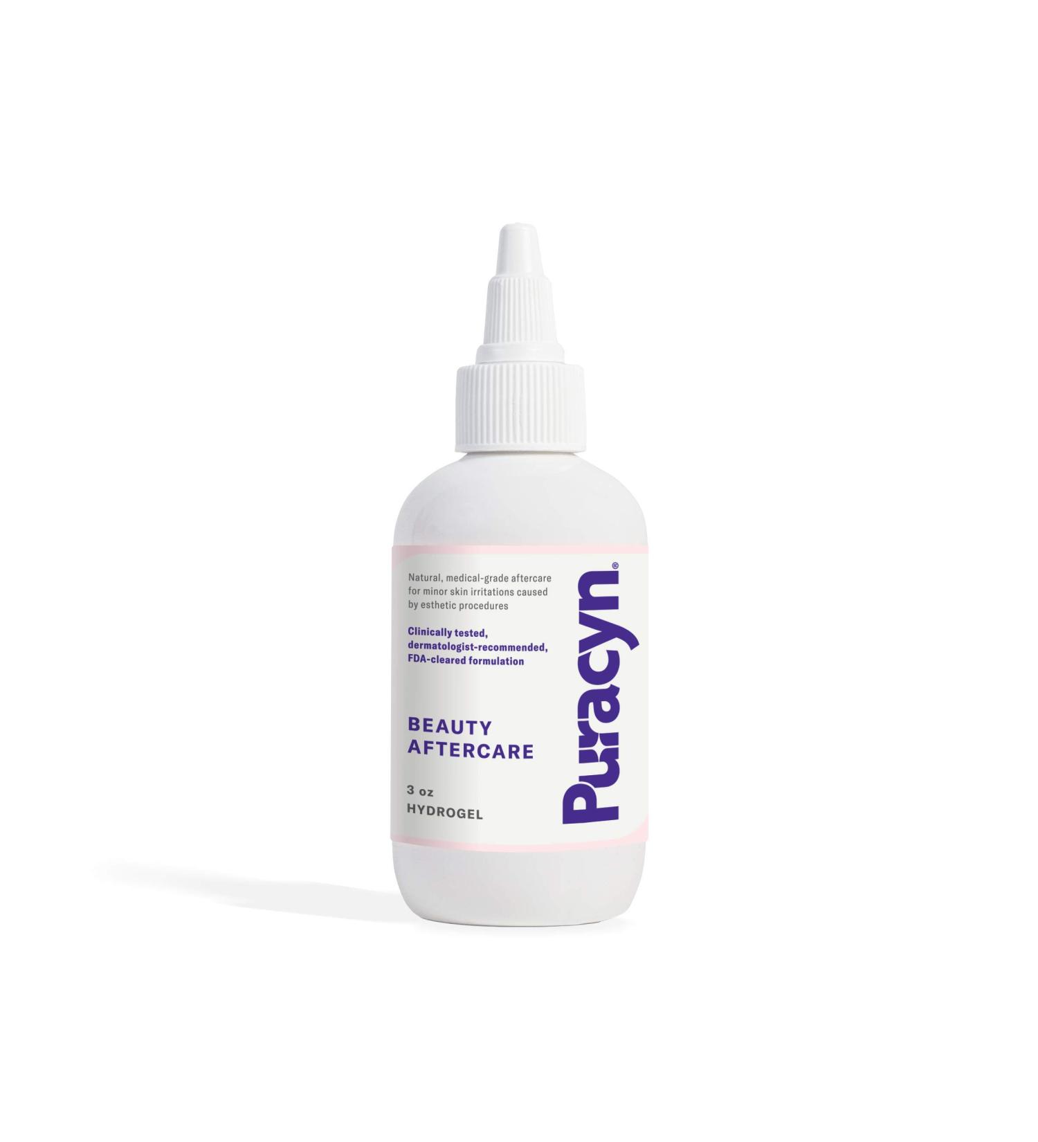 Puracyn Beauty Aftercare Hydrogel - Natural Medical-Grade Care for Skin Irritations - 3 oz Bottle - Buy Online on GoSupps.com