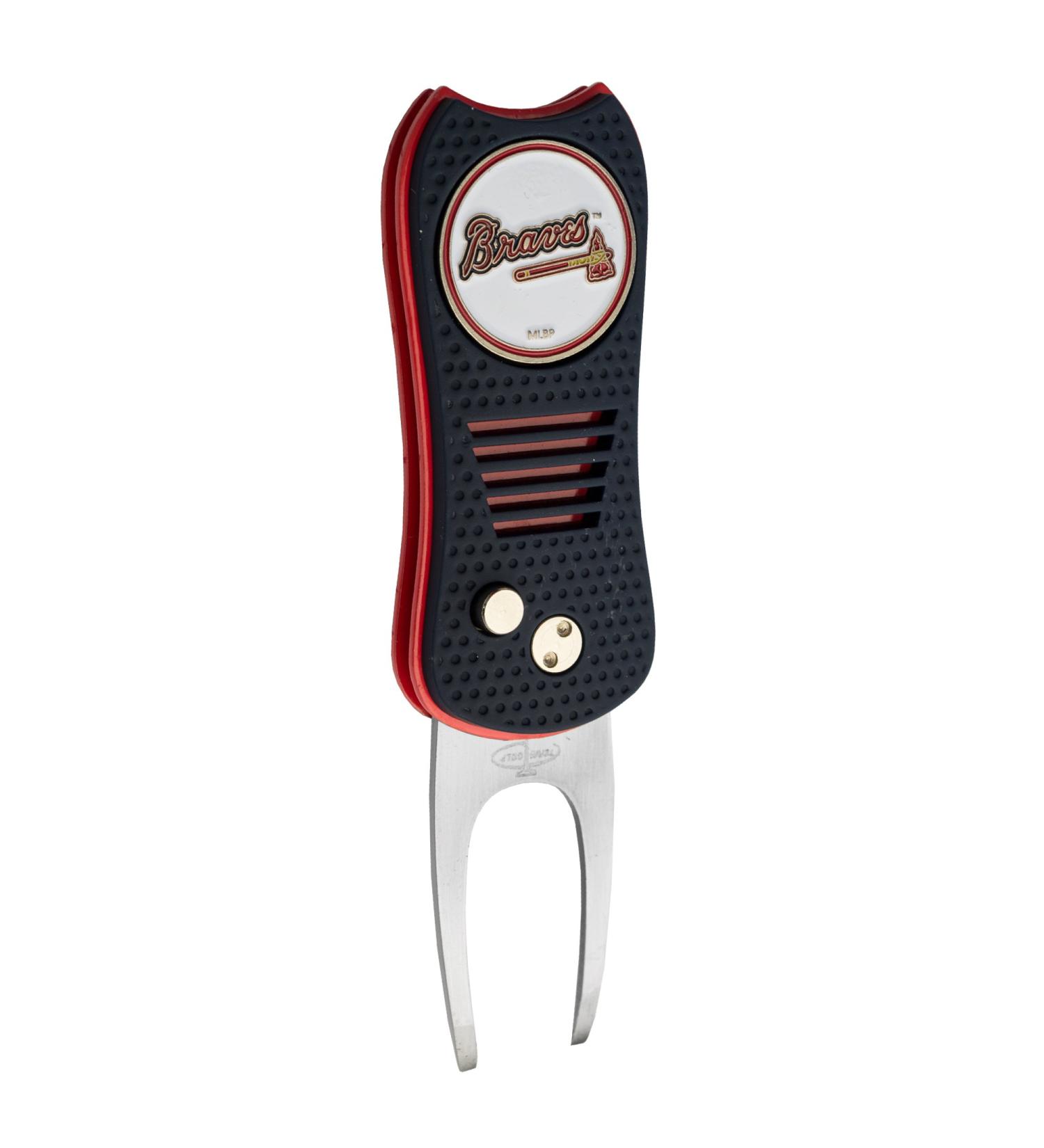 Team Golf MLB Unisex-Adult Switchfix Divot Tool Atlanta Braves One Size Multi Team Colors