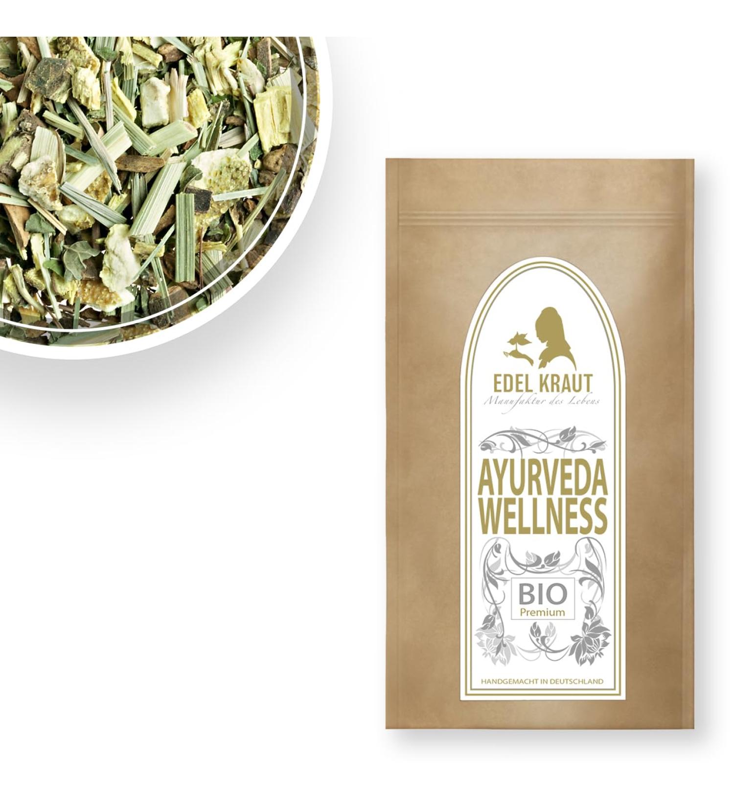 Premium Organic Ayurveda Tea - Wellness Blend | 250g | Shop Internationally - Buy Online on GoSupps.com