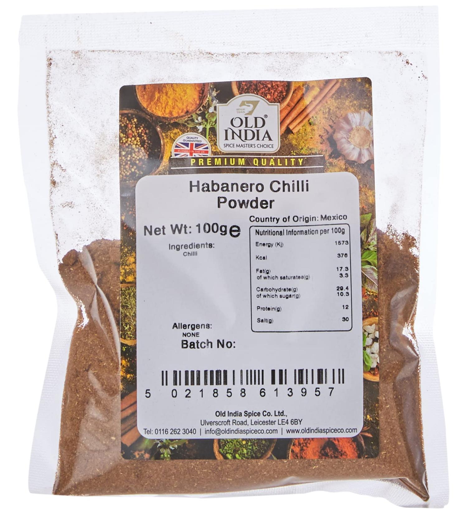 Old India 100g Habanero Chilli Powder - Spicy Seasoning for Gourmet Dishes - Buy Online on GoSupps.com