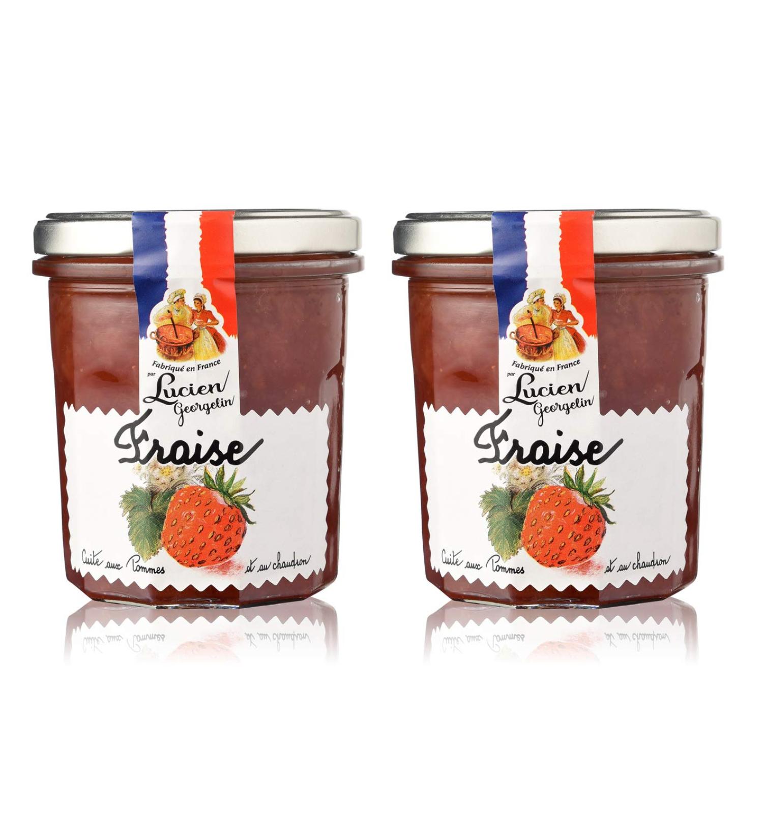 LUCIEN GEORGELIN Strawberry Preparations 320g Pack of 2 Lucien Georgelin