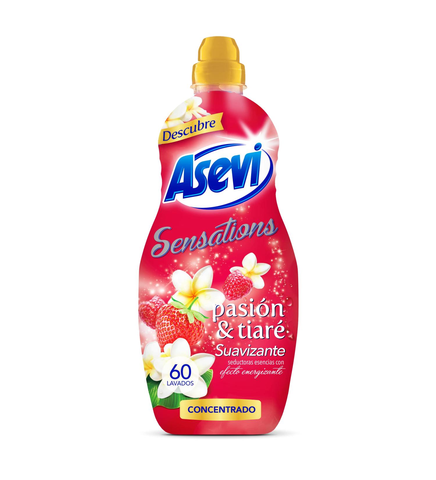 Asevi 23046 Sensations Passion Fabric Softener Concentrate 60 Doses Concentrated Softener - Buy Online on GoSupps.com