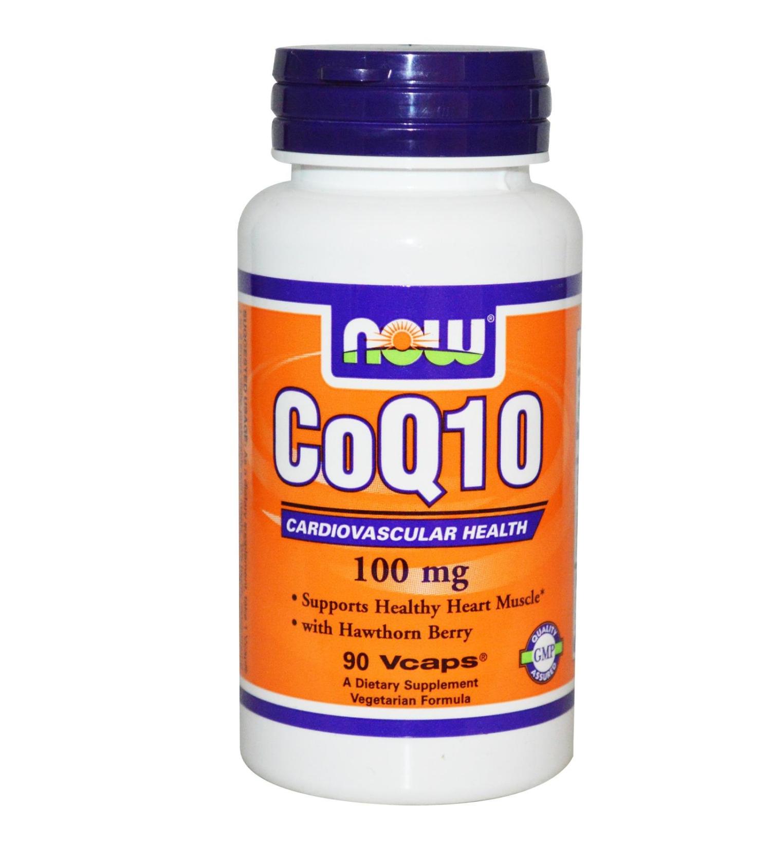 Now Foods Coq10 100 Mg 90 Veggie Capsules