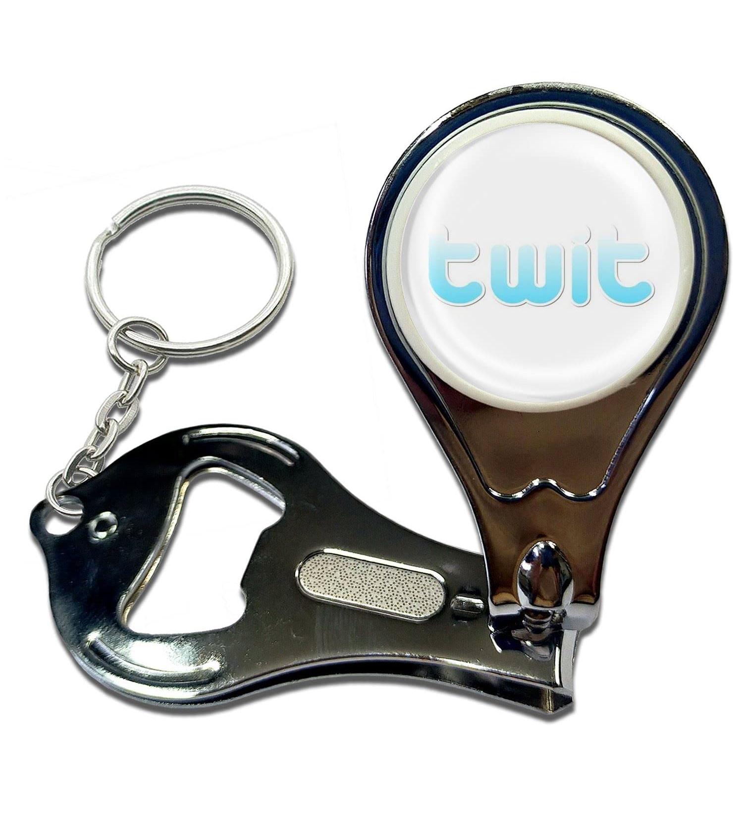 BadgeBeast.co.uk Twit - Key Ring Bottle Opener and Nail Clipper - Buy Online on GoSupps.com