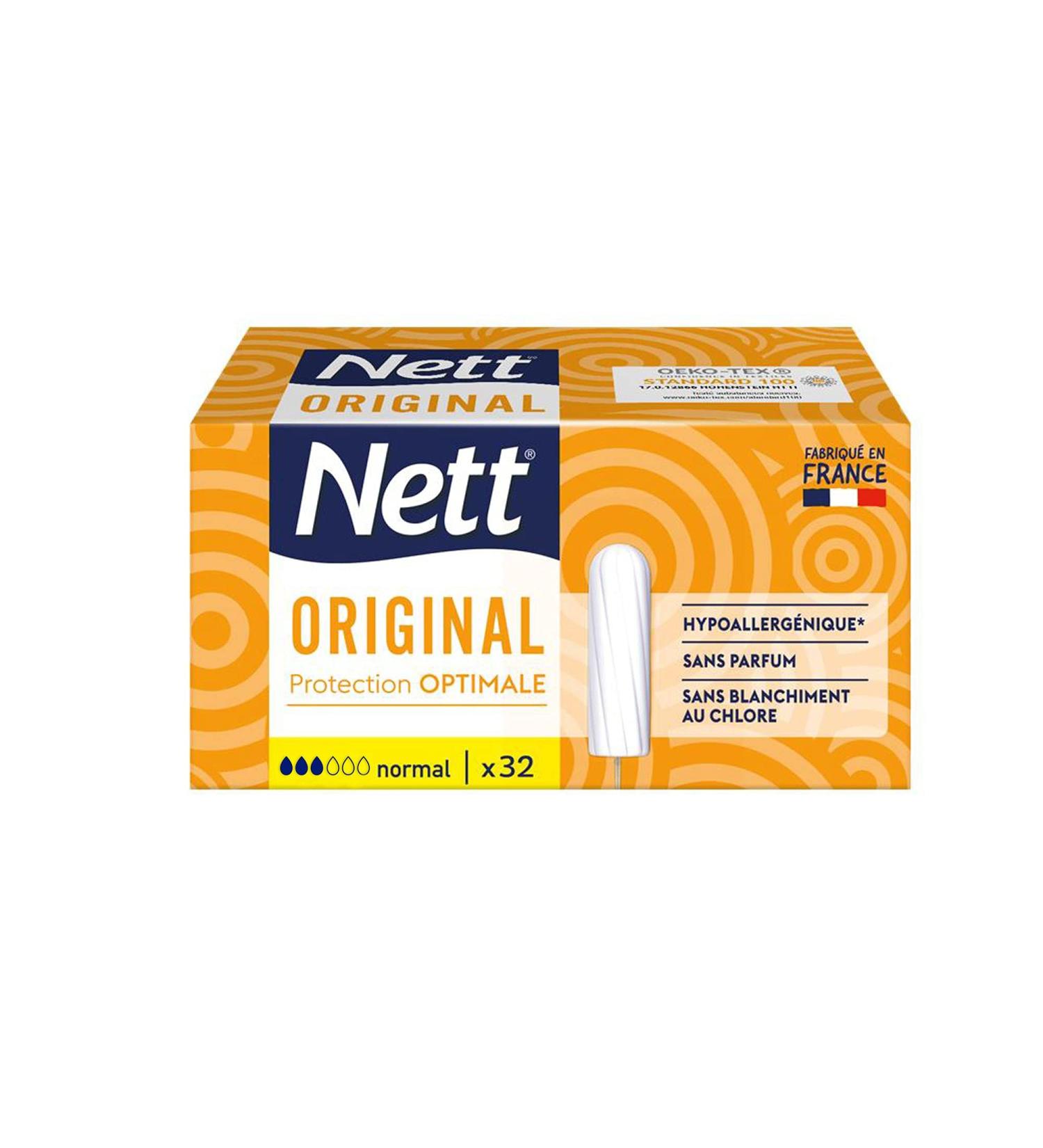 Nett Original Tampons - Normal 32 Pack | No Applicator | International Shipping Available - Buy Online on GoSupps.com