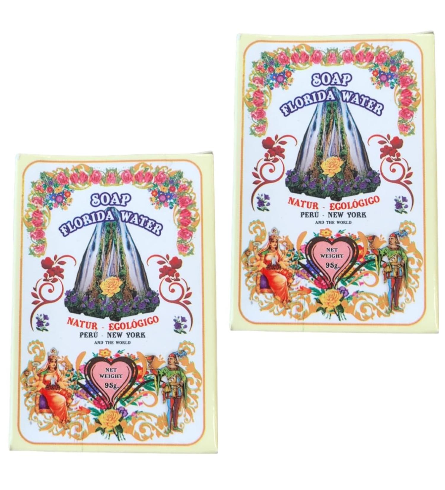  BOEMY Florida Water Soaps - Pack of 2 Water Florida Soap 95g Each - Buy Online on GoSupps.com