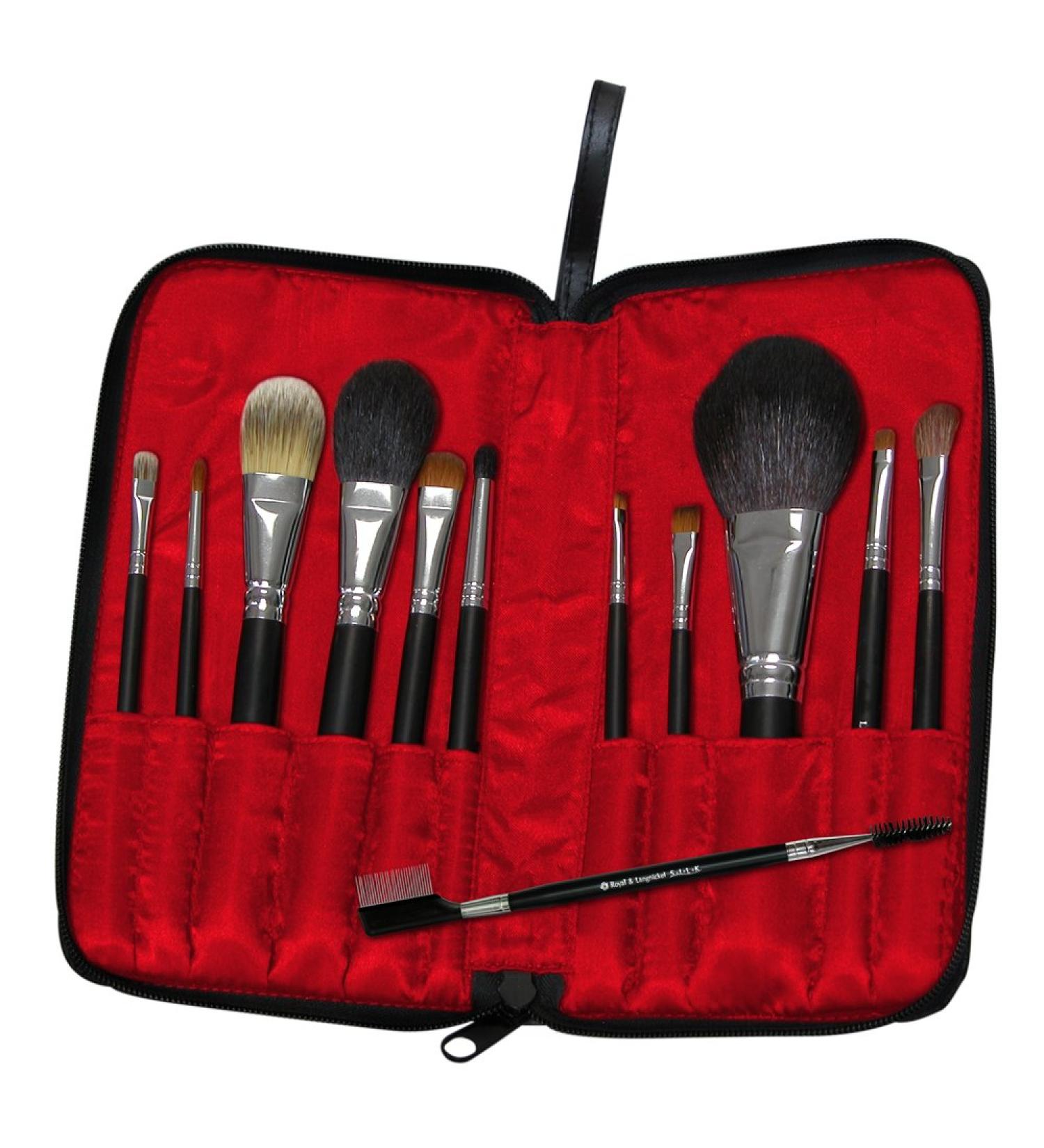 Royal & Langnickel Silk Pro 12-Piece Professional 13-Piece Travel Cosmetic Brush Set - Buy Online on GoSupps.com