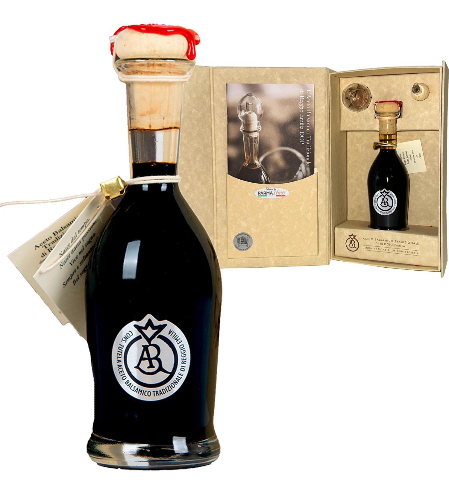 Traditional Balsamic Vinegar Reggio Emilia PDO Silver Sticker Over 20 Years Selected by PARMAshop - Buy Online on GoSupps.com