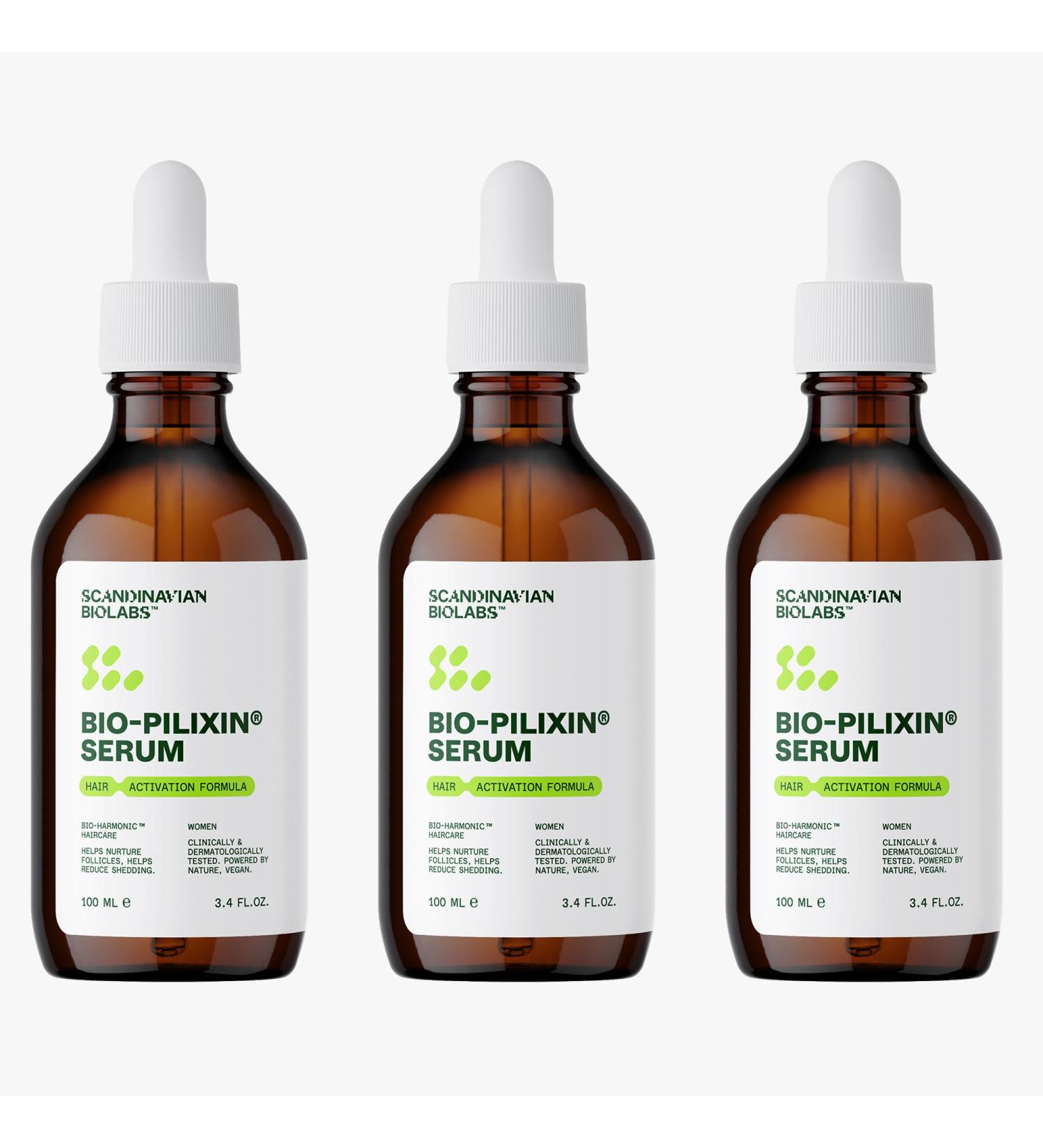 Scandinavian Biolabs Hair Growth Serum for Women 3 Pack | Natural Hair Loss Treatment for Women Without Minoxidil | Hair Regrowth Treatment for Women - Buy Online on GoSupps.com