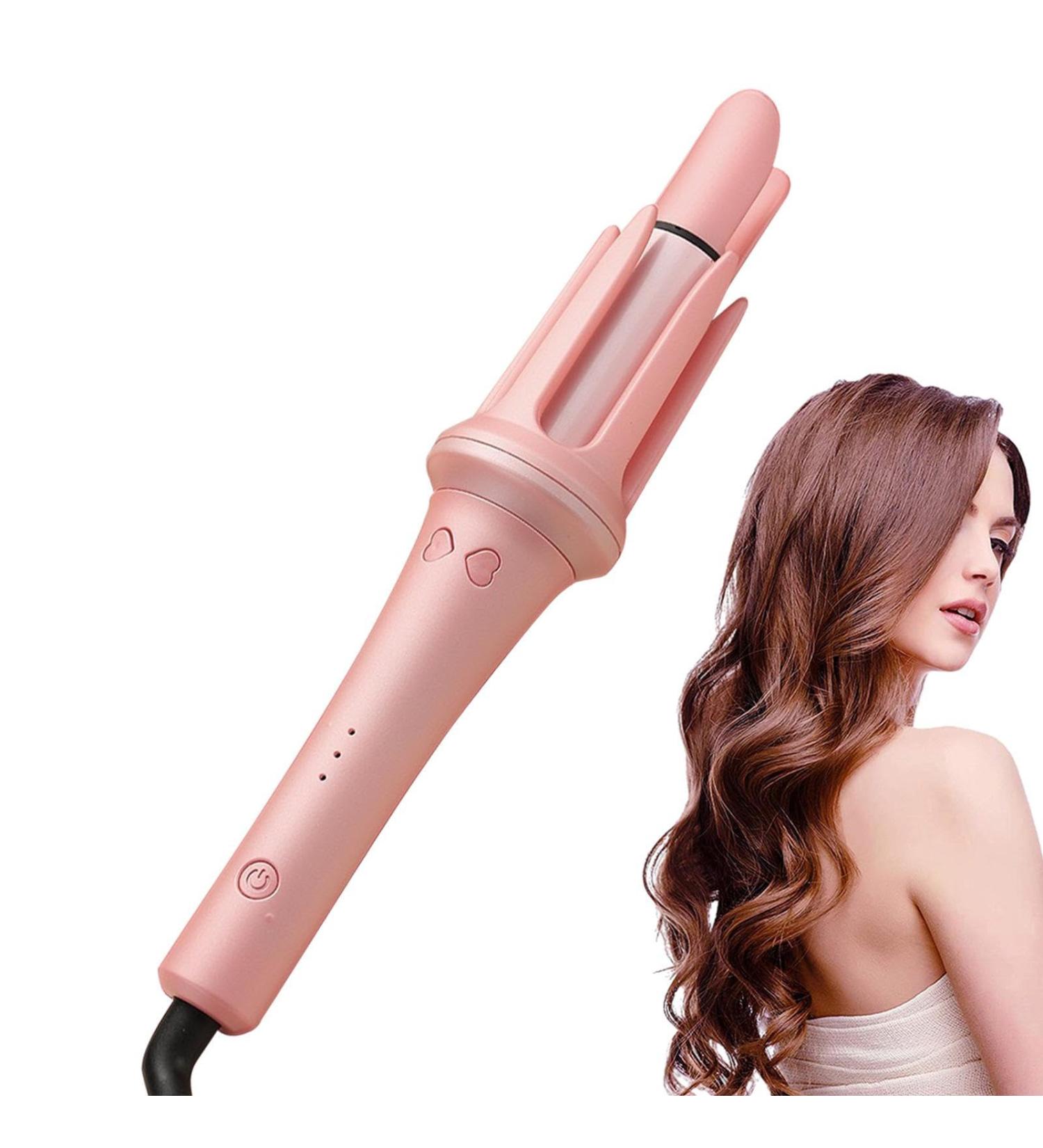 Automatic Curling Iron Easy-to-use Travel Hair Curler - Anti-Scald 360 Degree Rotating Curling Iron Wand 3 Temperature Wave Iron For Home And Business Trips Haoying US R-c - Buy Online on GoSupps.com