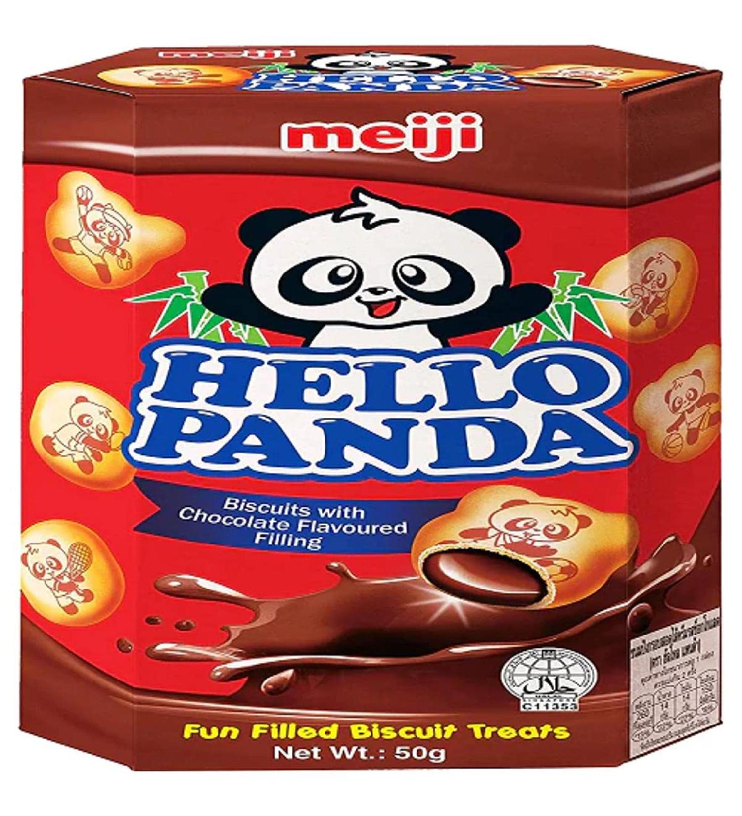 Hello Panda Chocolate Biscuits 50g - Buy Online on GoSupps.com