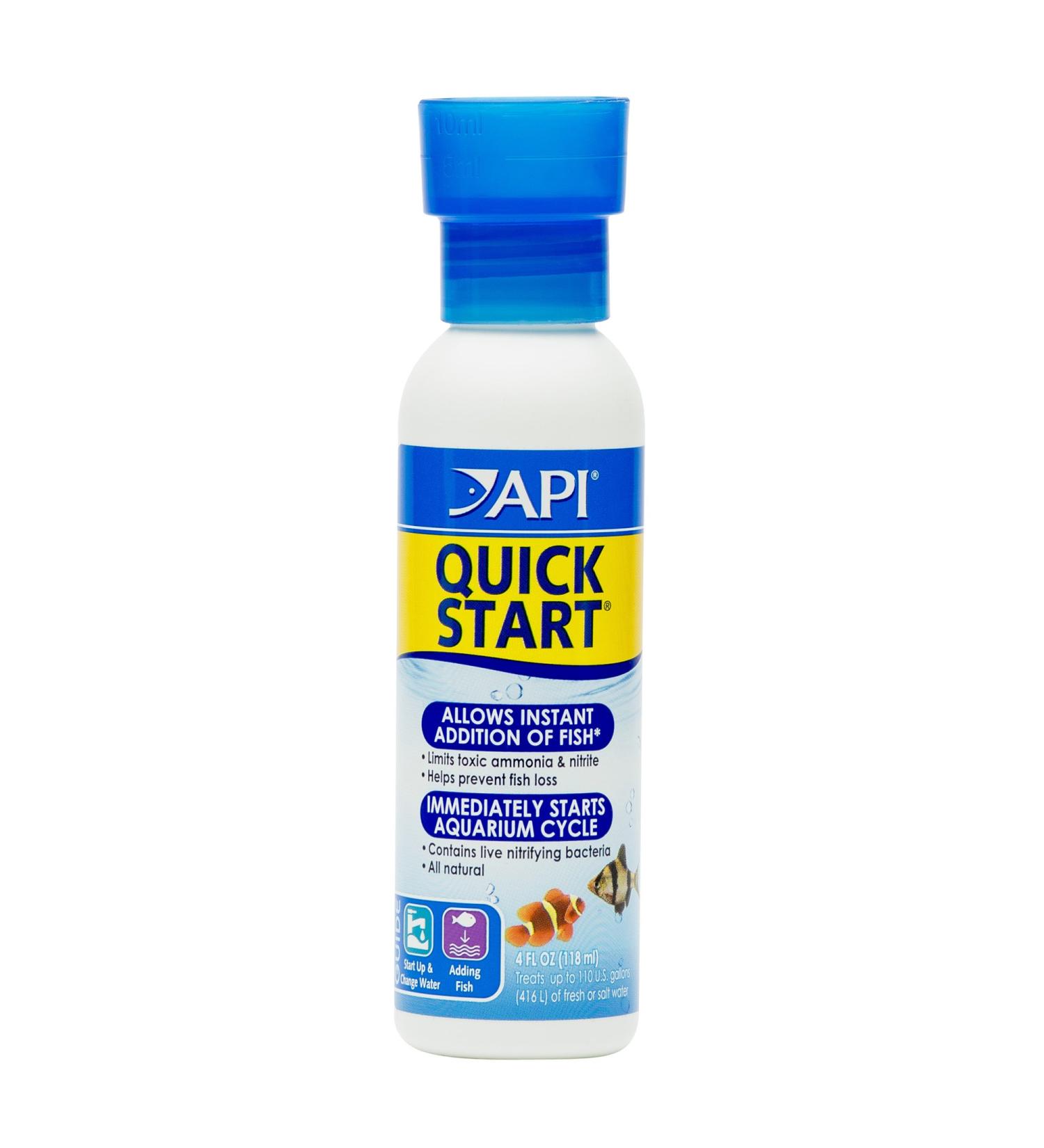 API Quick Start Nitrifying Bacteria â€“ Freshwater & Saltwater Aquarium Starter - Buy Online on GoSupps.com