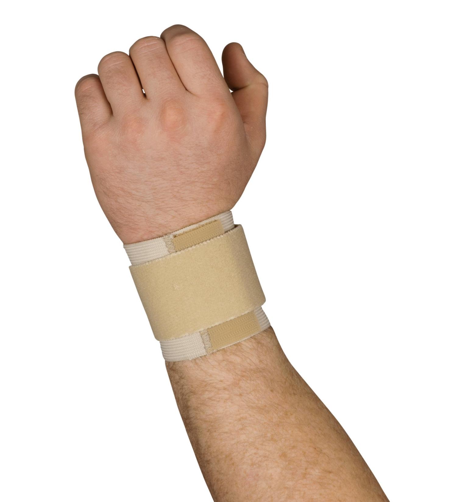 Blue Jay An Elite Healthcare Brand Universal Wrist Wrap|Dual Straps Customised Fit | Ideal For Tendonitis Sports Injury Wrist pain & Carpal Tunnel |5.5" - 9.5" inch(Beige)