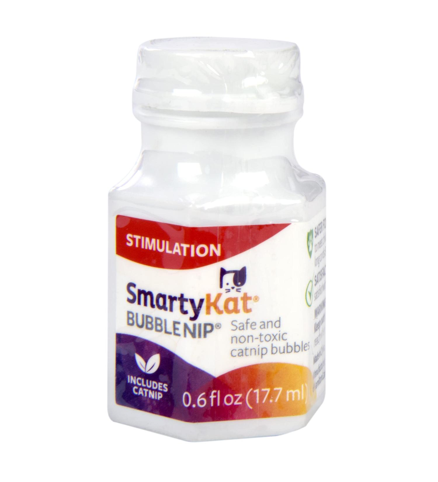 SmartyKat Catnip Mist & Bubbles for Cats - Engaging Play Stimulant | 0.6 oz - Buy Online on GoSupps.com