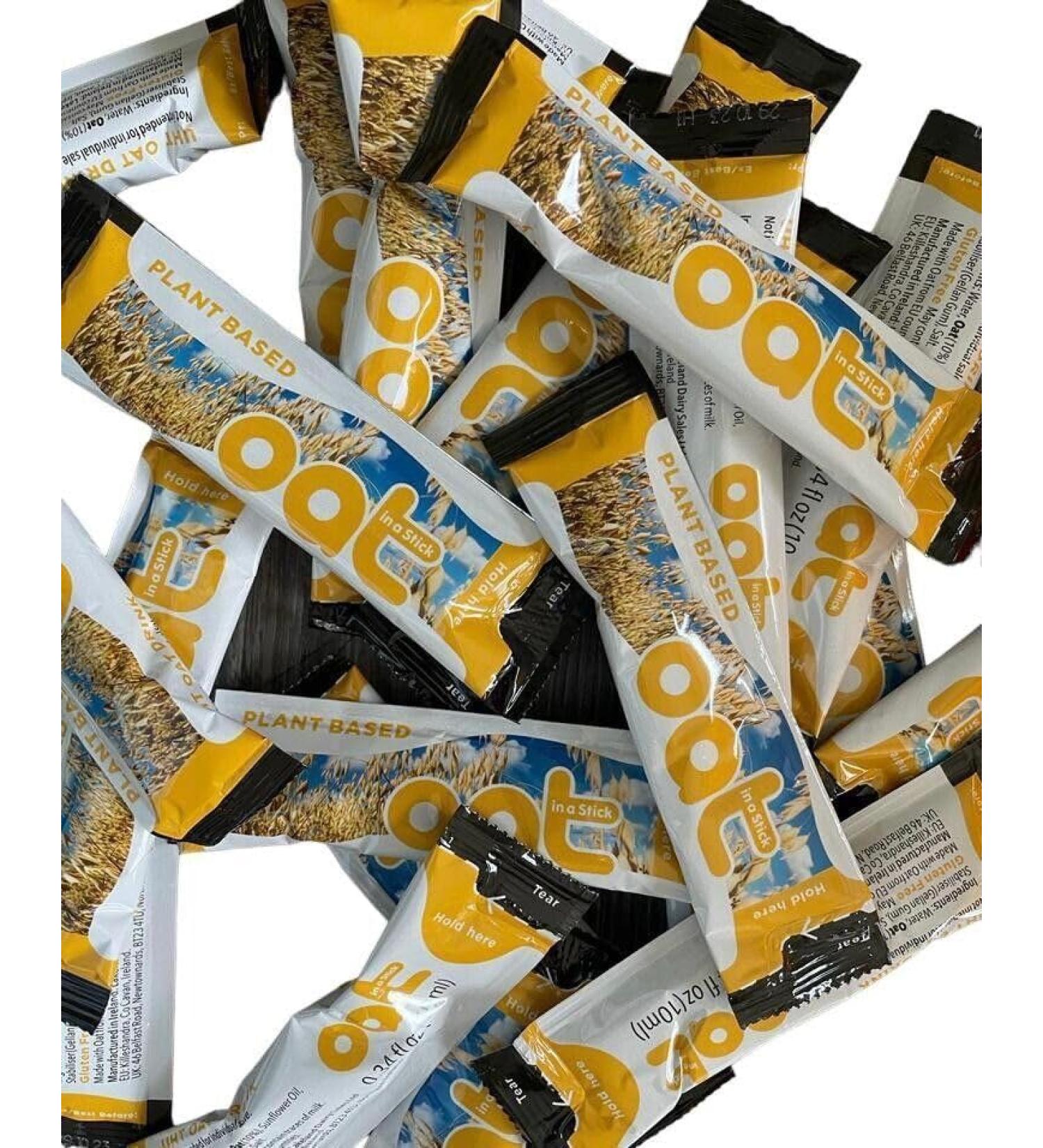 30 x Lakeland Dairies UHT Oat Milk Sticks 10ml - Plant Based - Perfect for travelling - Hotels Caravans - Ideal size for hand luggage on planes oat 0.33 ml (Pack of 30)