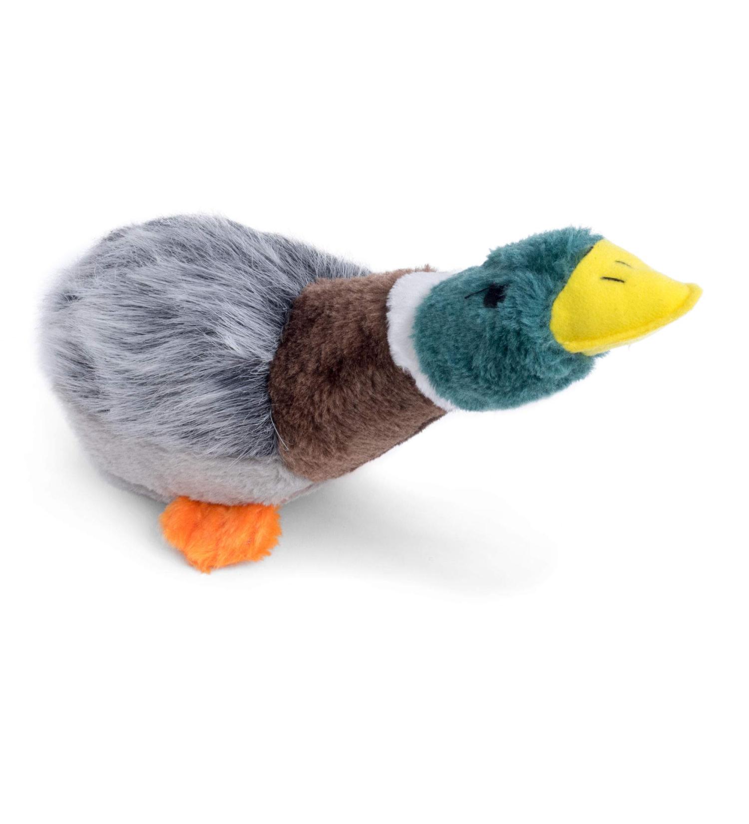 Petface Honking and Squeaky Duck Plush Dog Toy - Interactive Pet Play Toy - Buy Online on GoSupps.com