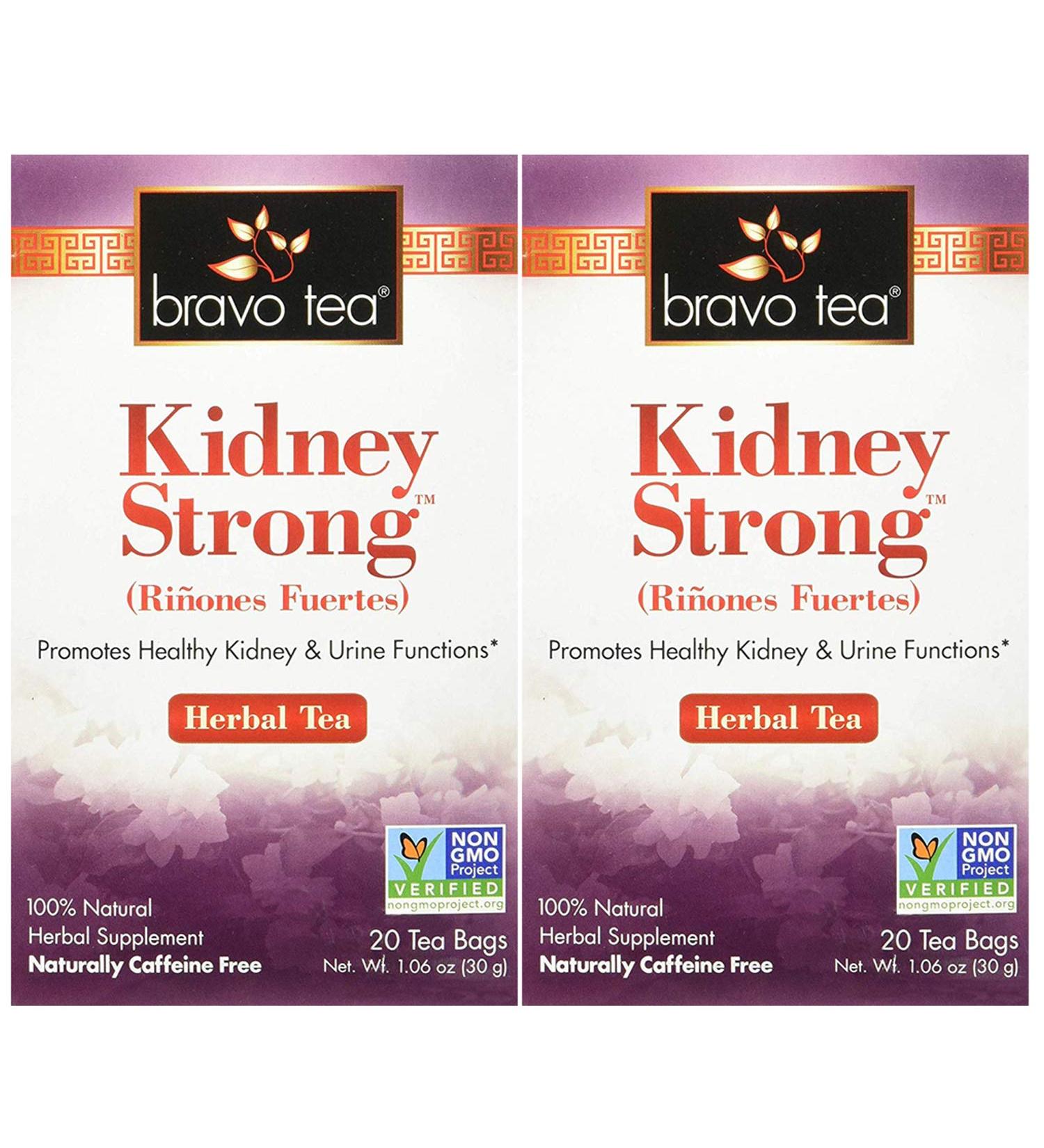 Bravo Teas Kidney Strong 20 Tea Bags - Pack of 2 - Buy Online on GoSupps.com