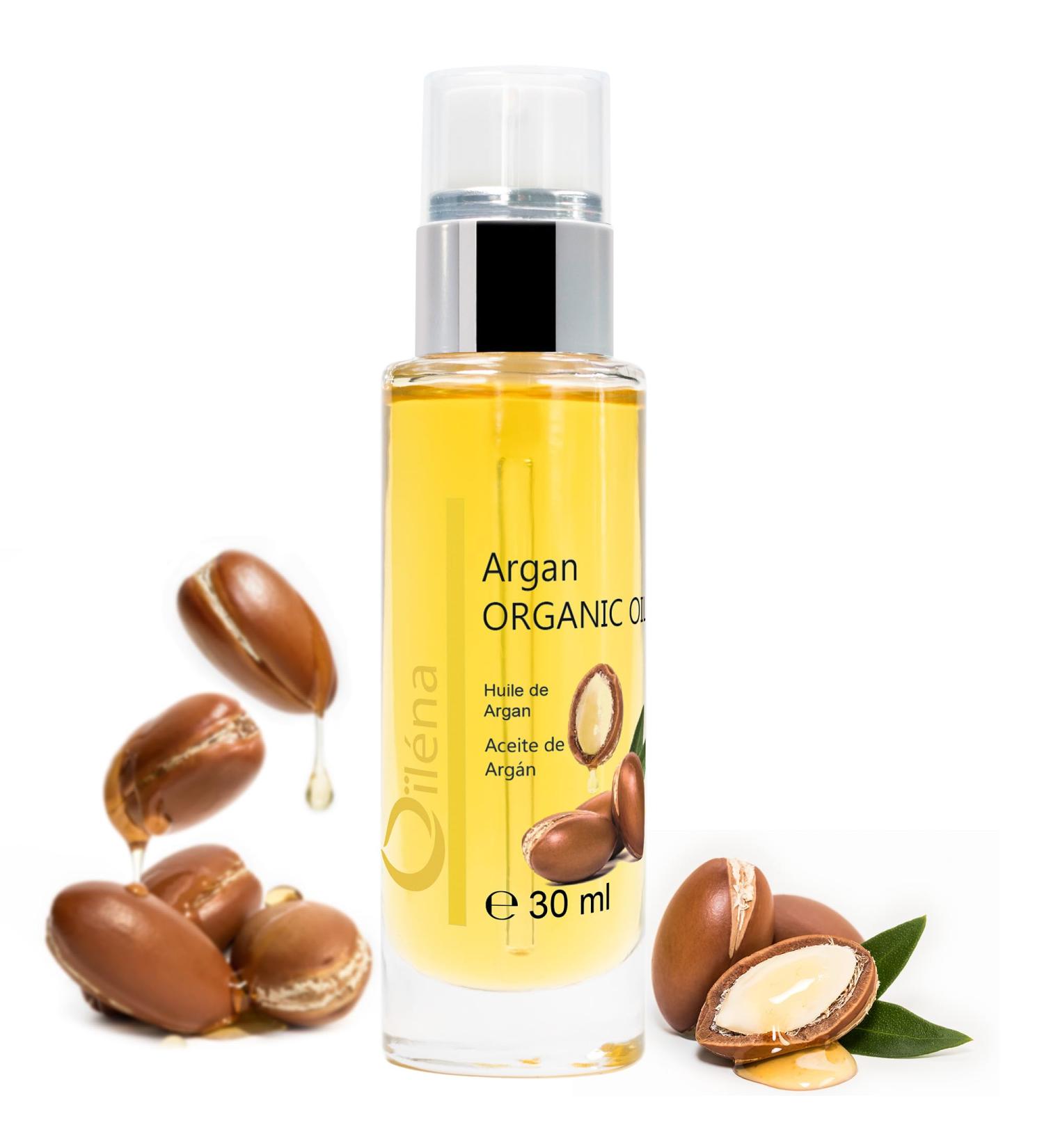 Argan Oil from Morocco Virgo Cold Pressed Organic 100% Pure 30 ml Anti-Aging Moisturizing Face and Body Hair Care Beard and Nails Anti Stretch Marks and Healing - Buy Online on GoSupps.com
