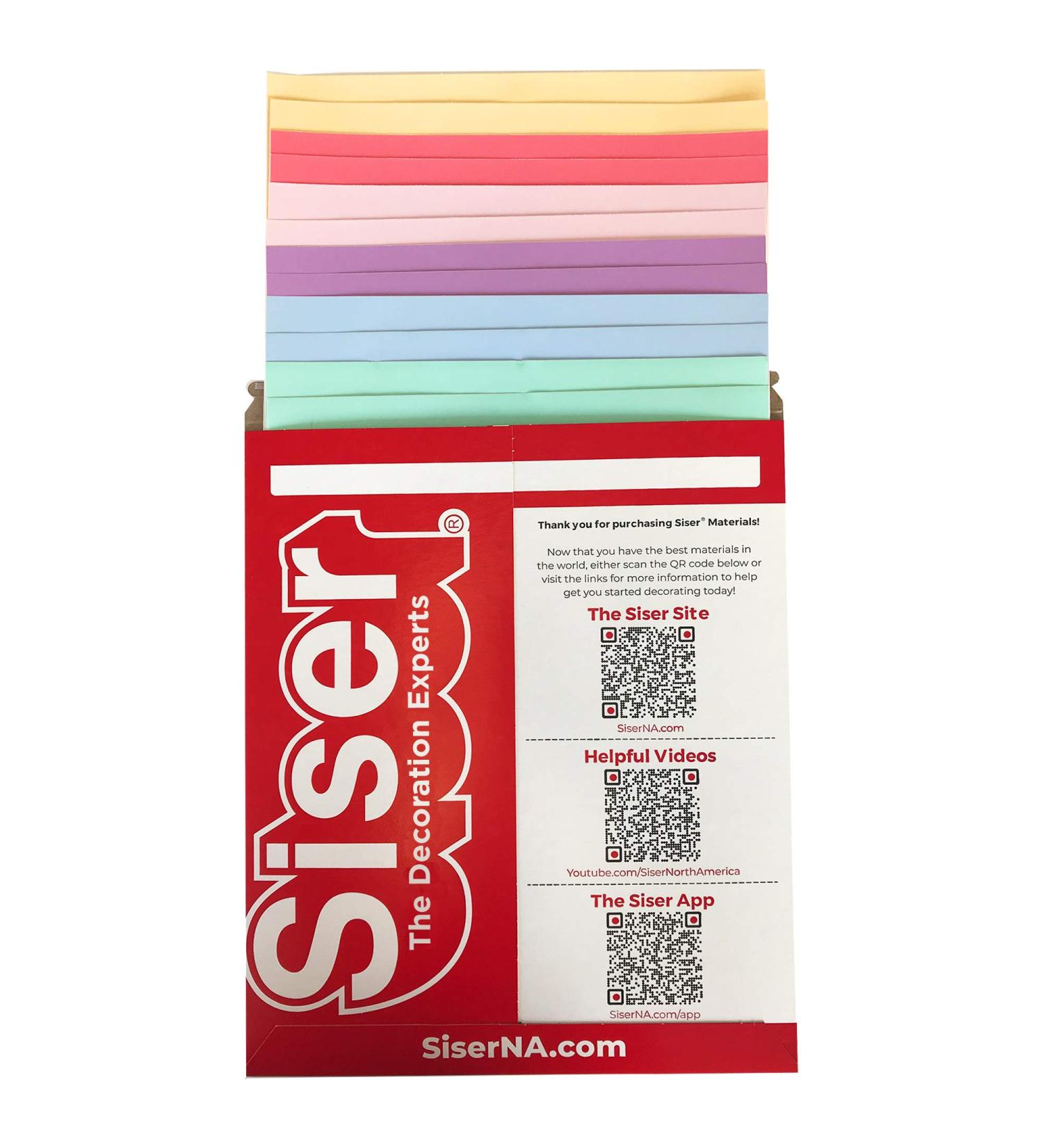 Siser EasyPSV Permanent 12x12 Sheets - Pastel Colors (12 Pack) | High-Quality Vinyl for Crafts & Projects - Buy Online on GoSupps.com