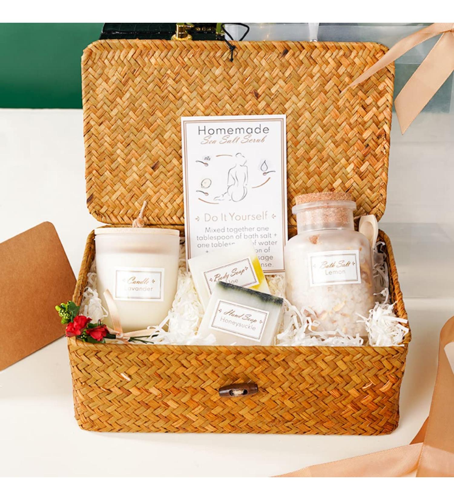 Personalized Body Care & Wellness Gifts for Women | Reusable Braided Basket | Perfect Birthday & Mom Gift Box - Buy Online on GoSupps.com