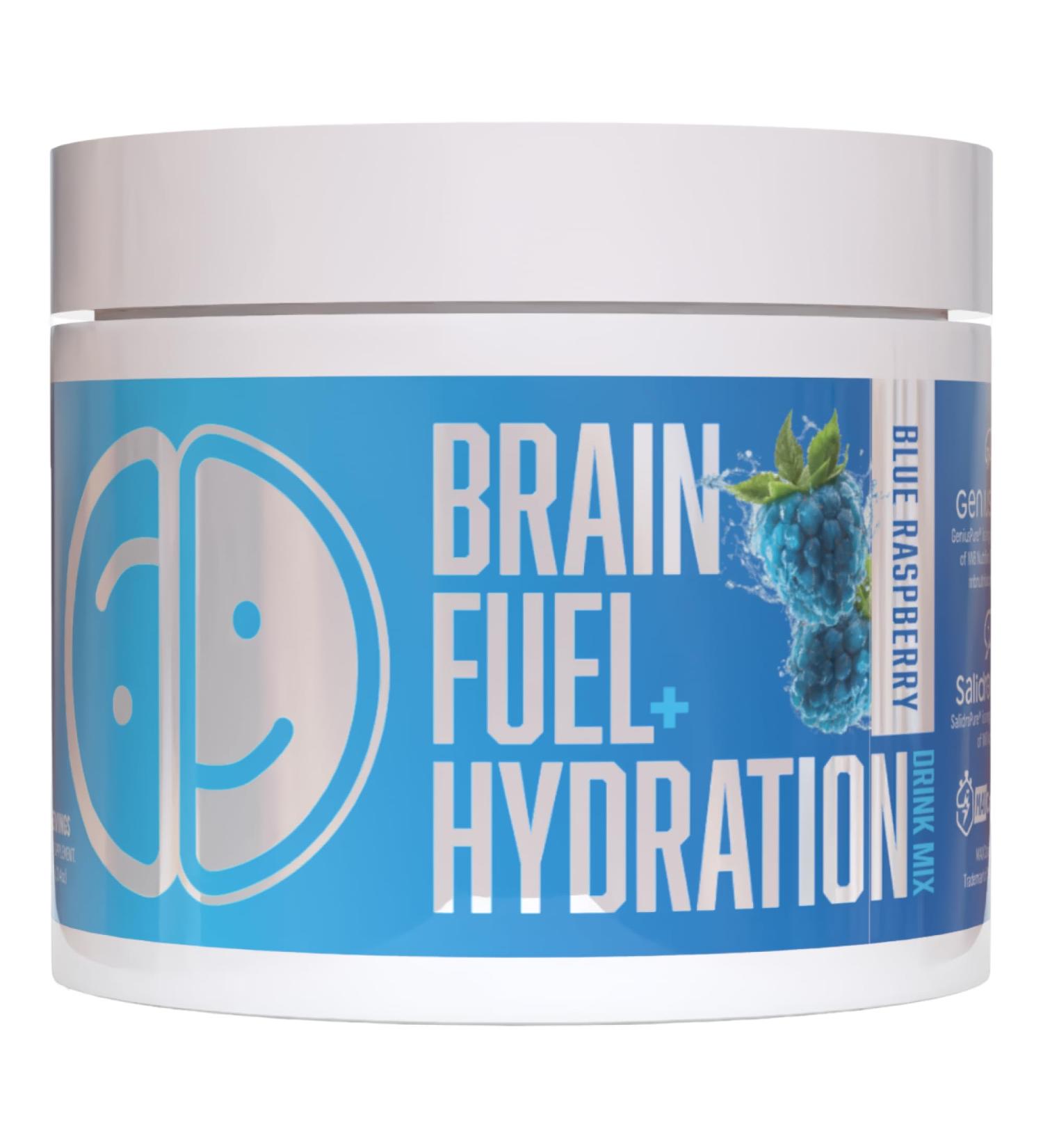 Lithios Brain Fuel Plus Hydration Mix - 30 Servings / 3.9 oz | Blue Raspberry Drink Mix | Boost Focus & Performance | Contains Electrolytes Vitamins & Magnesium | Dietary Supplement - Buy Online on GoSupps.com